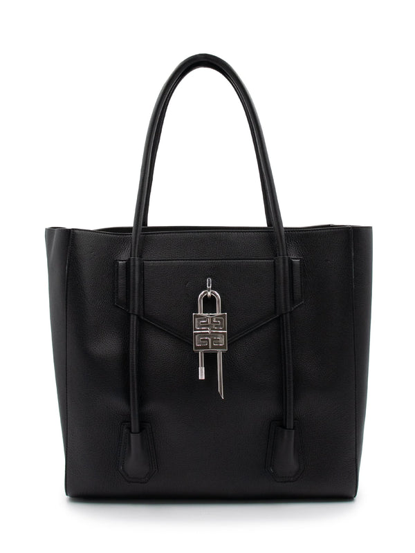 Antigona Lock Soft Tote Bag in Black
