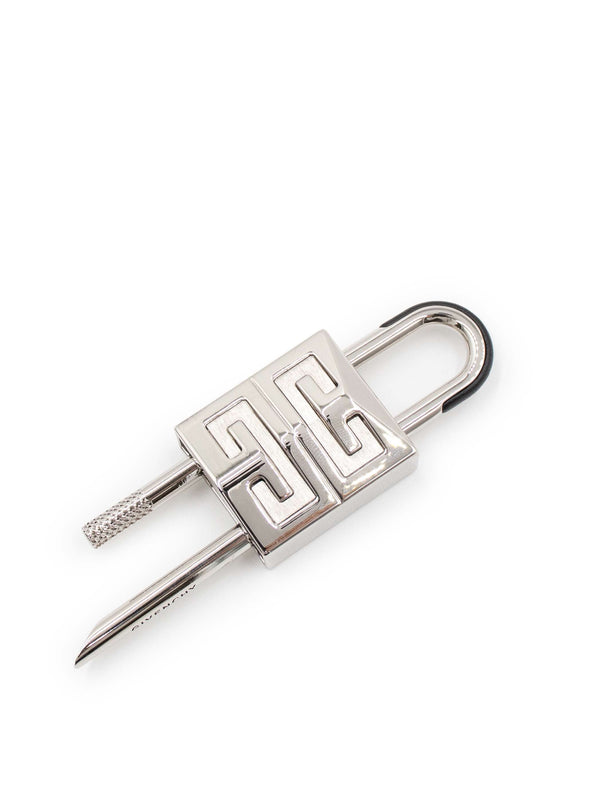 Small 4G Padlock Silver & Brushed Silver