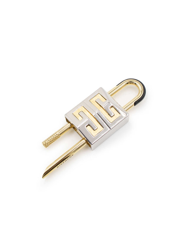 Small 4G Lock Brushed Gold & Silver