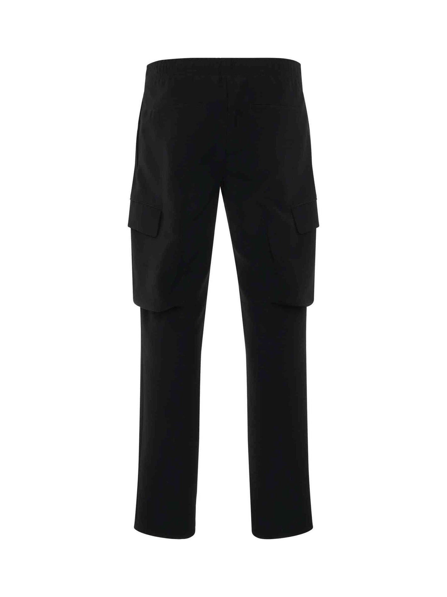 Techincal Wool Cargo Pants in Black