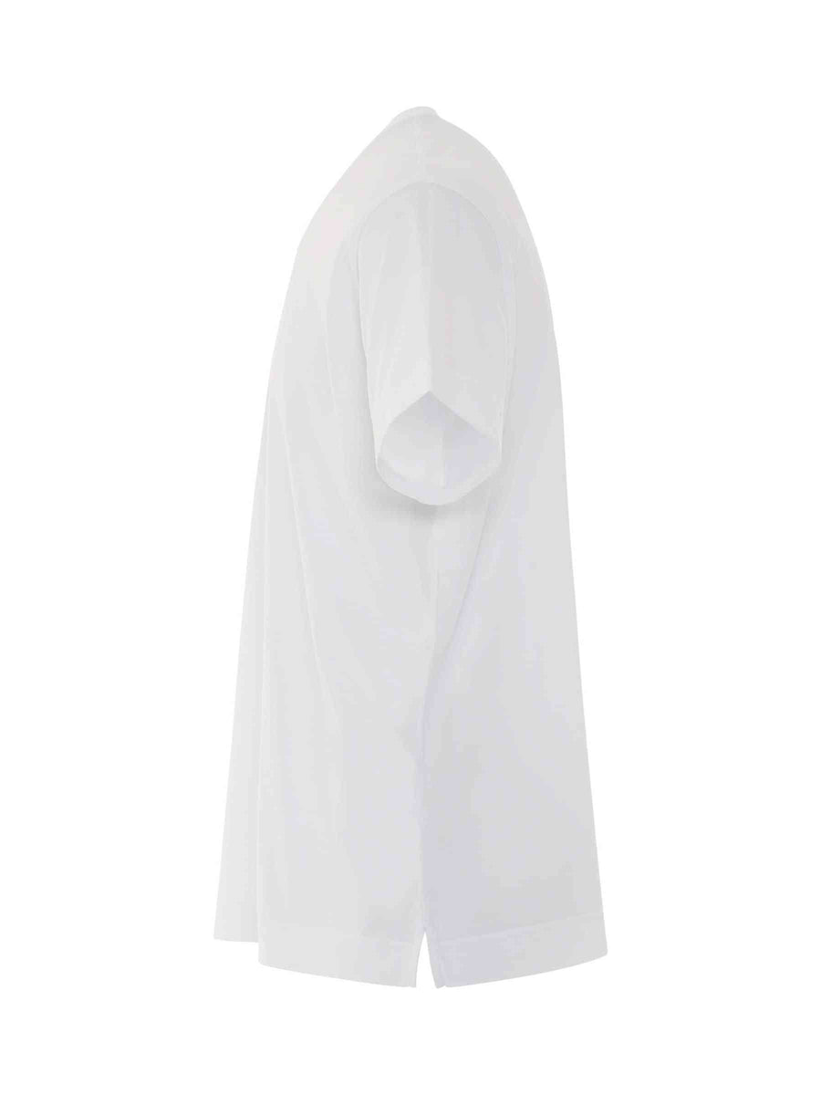 4G Embroidered T-Shirt in White