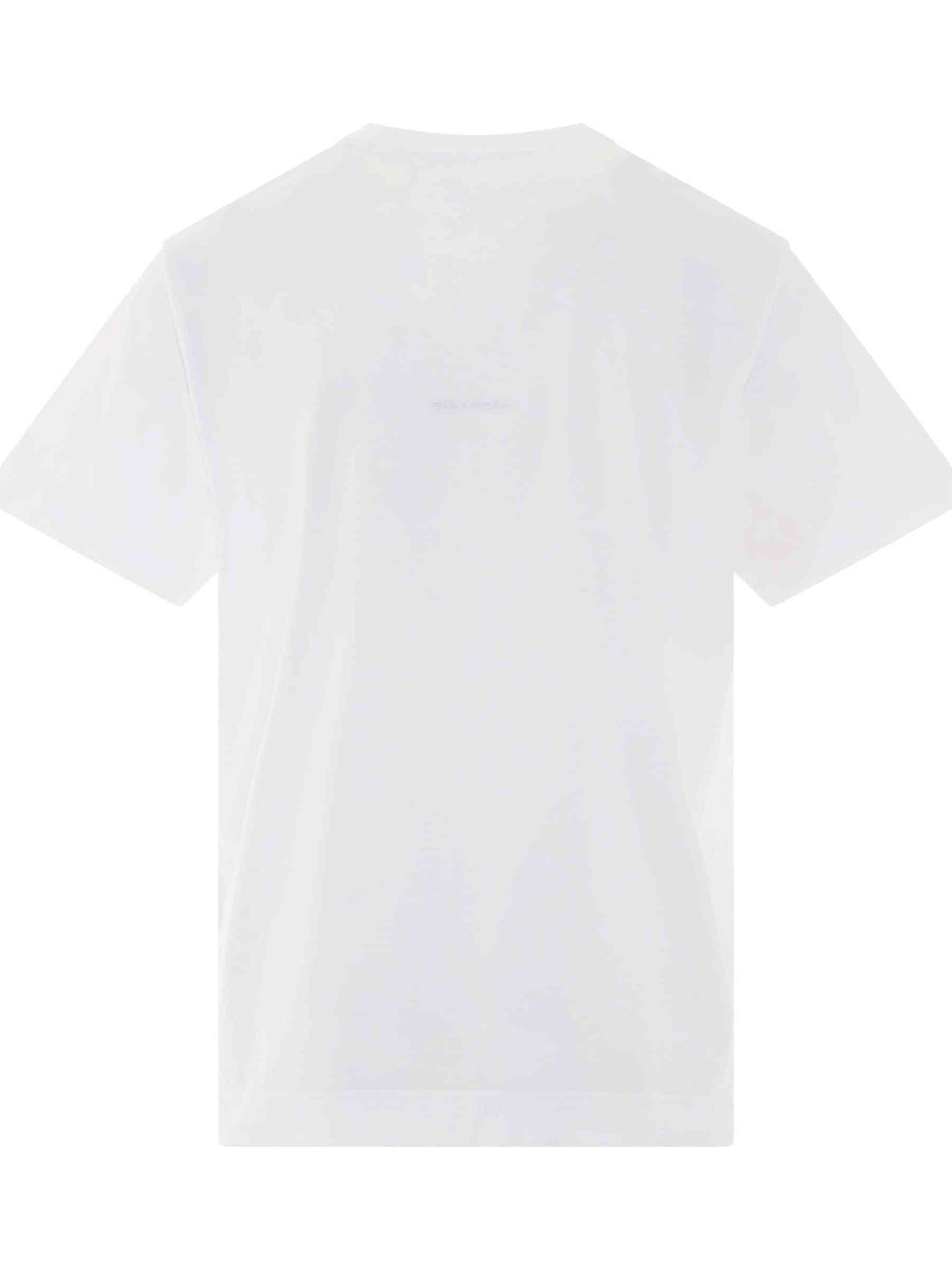 4G Embroidered T-Shirt in White