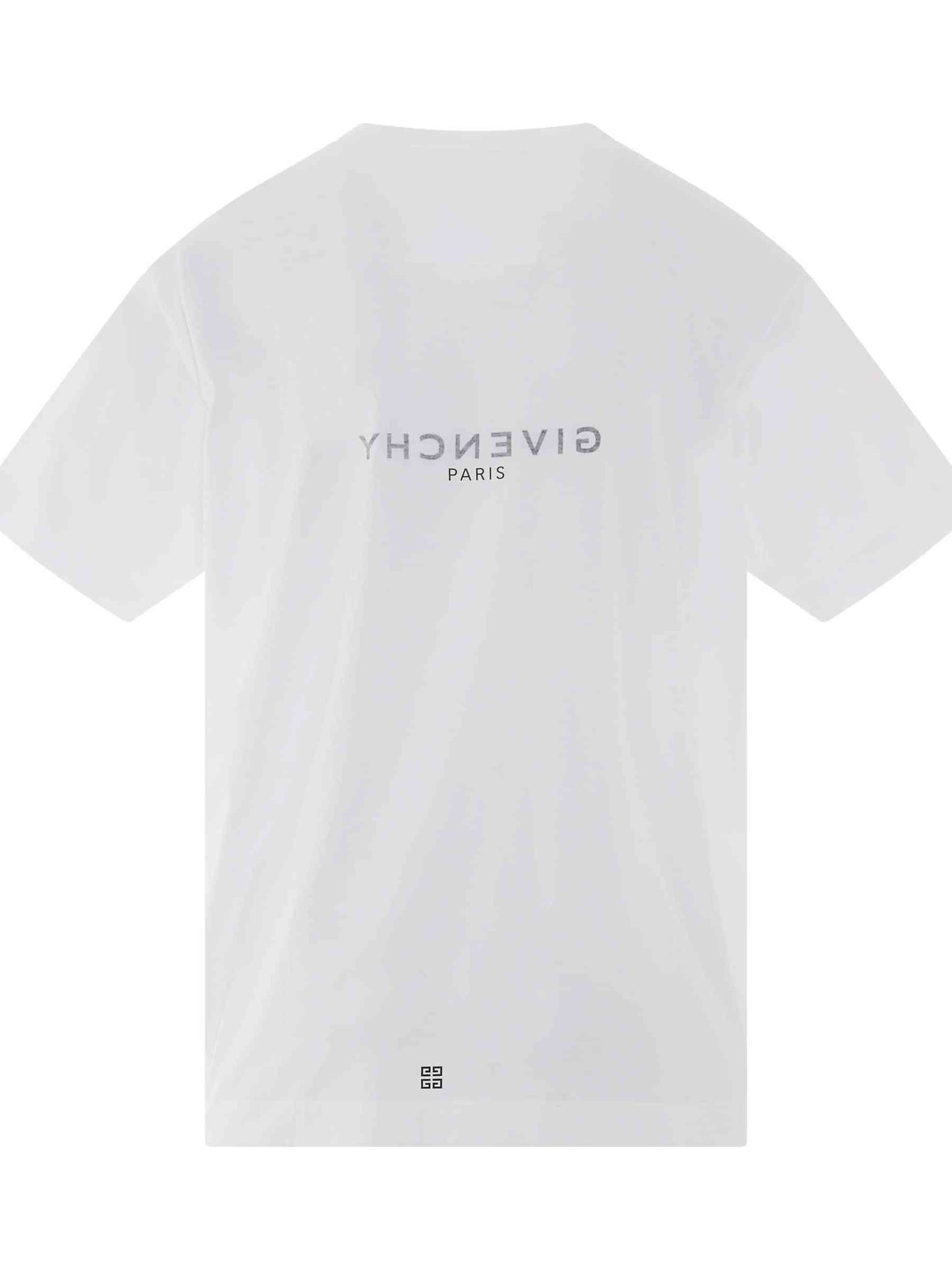 Reverse Logo Oversized T-Shirt in White