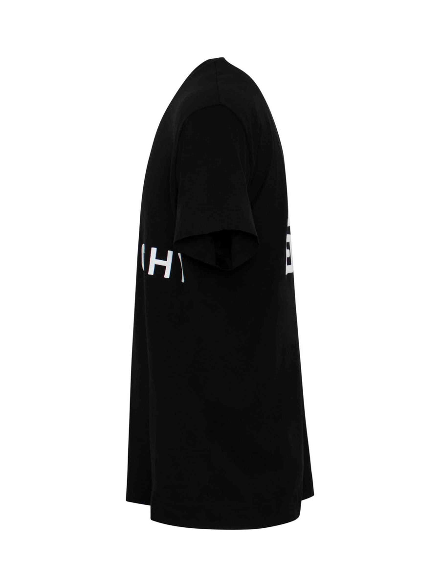 4G Logo Oversized T-Shirt in Black