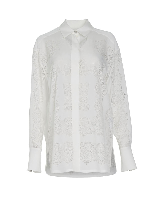 Bandana Shirt in White