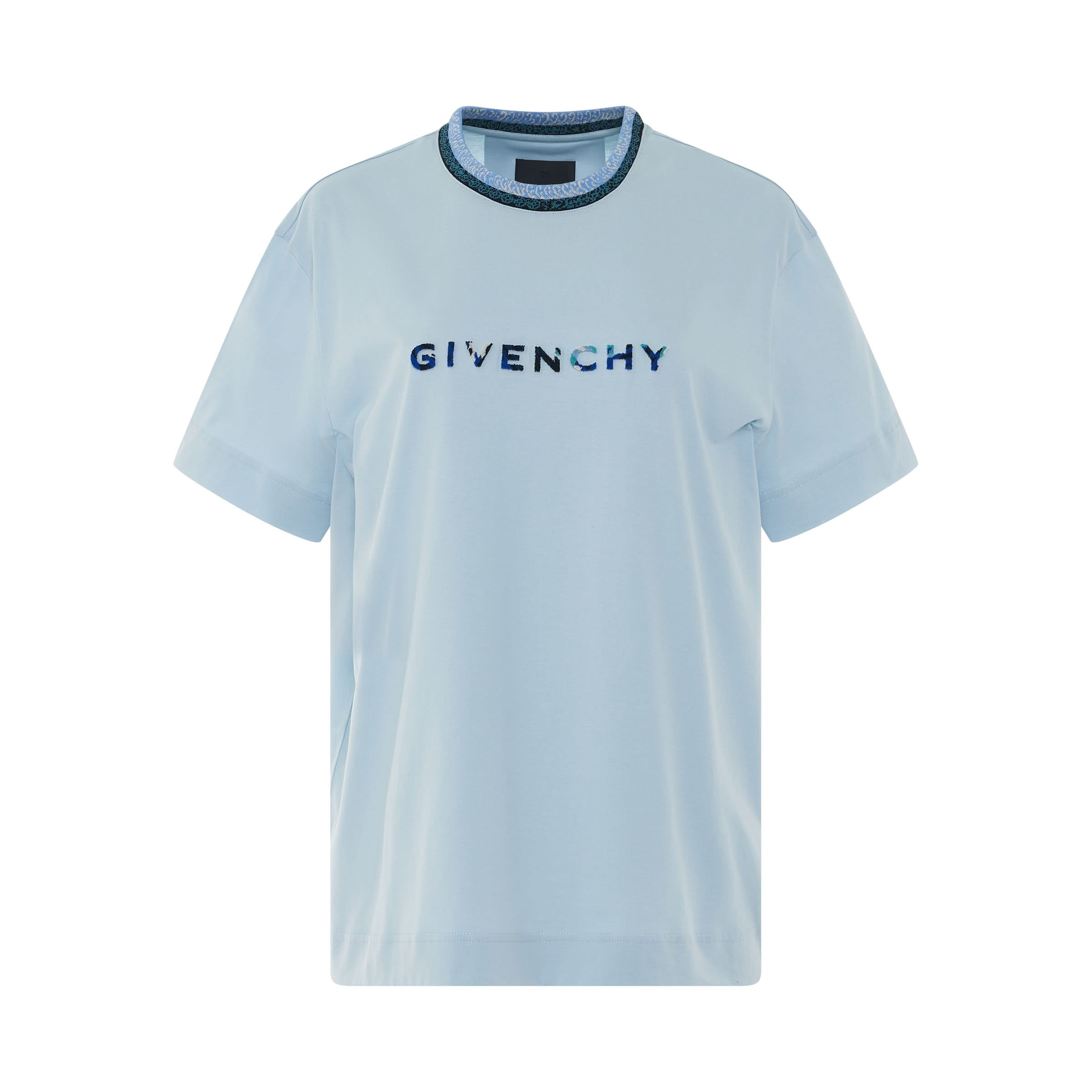 Givenchy paris 2025 blue t shirt