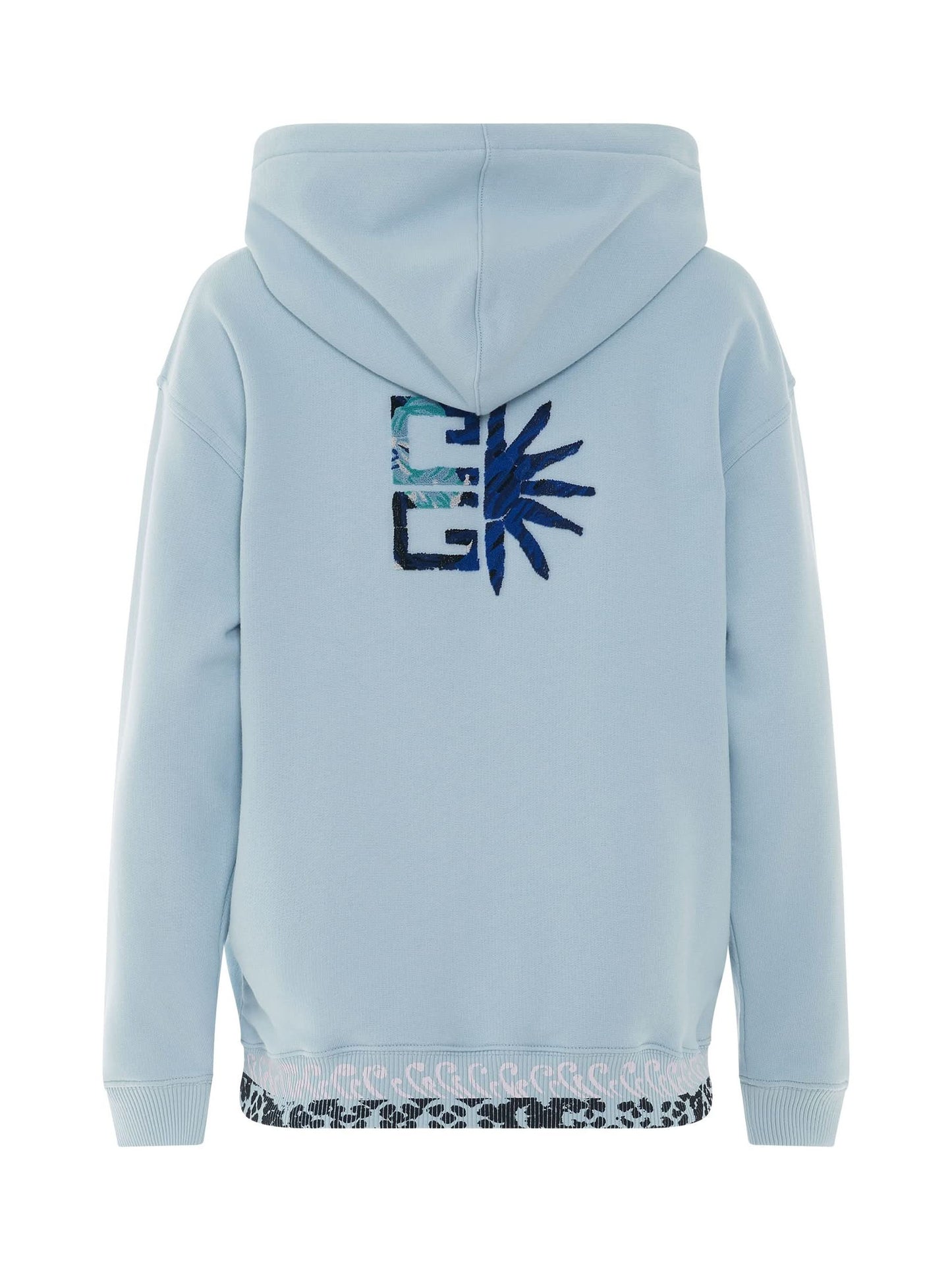 Regular Fit Hoodie in Light Blue