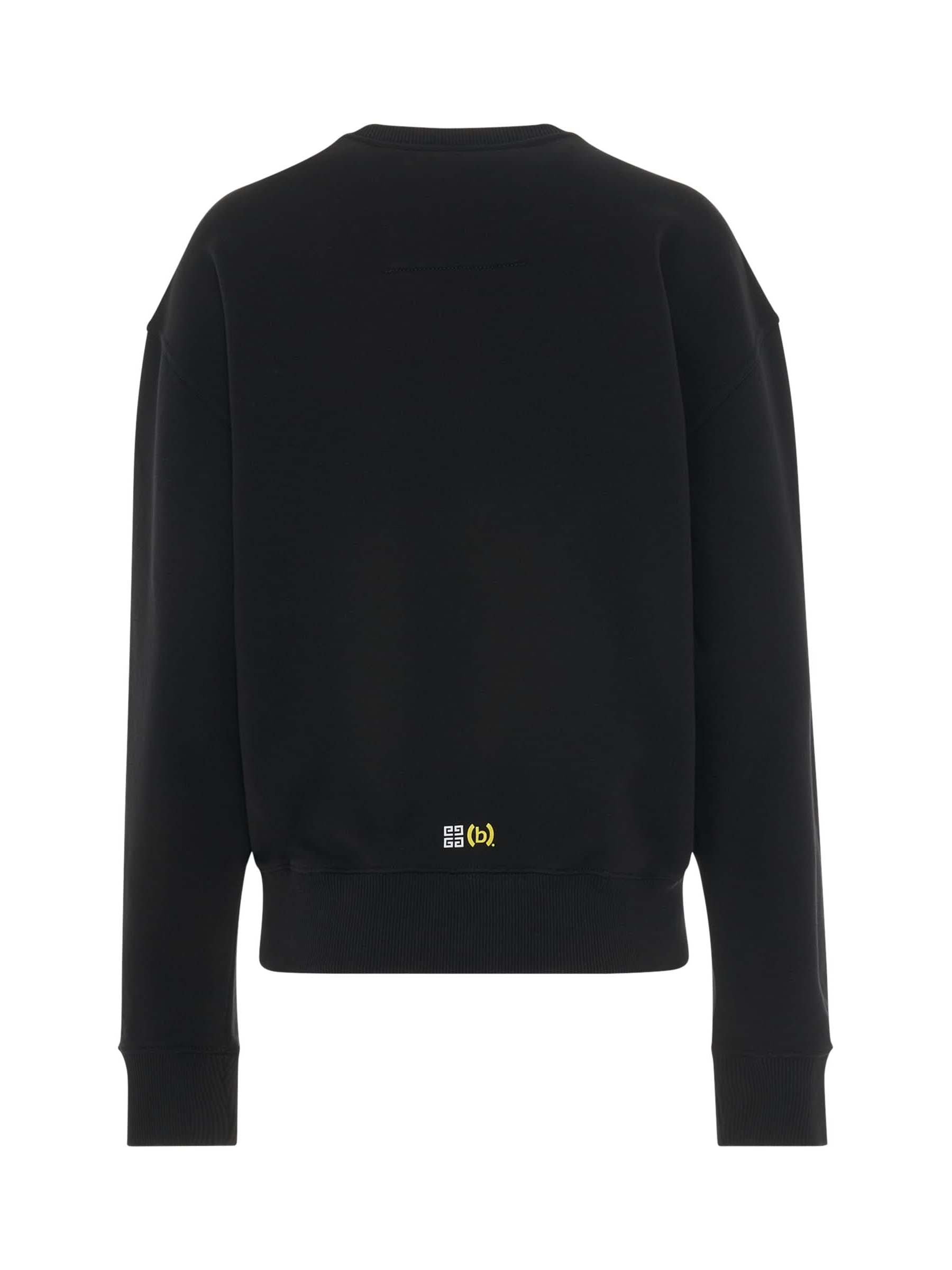 BSTROY Circle Logo Sweatshirt in Black
