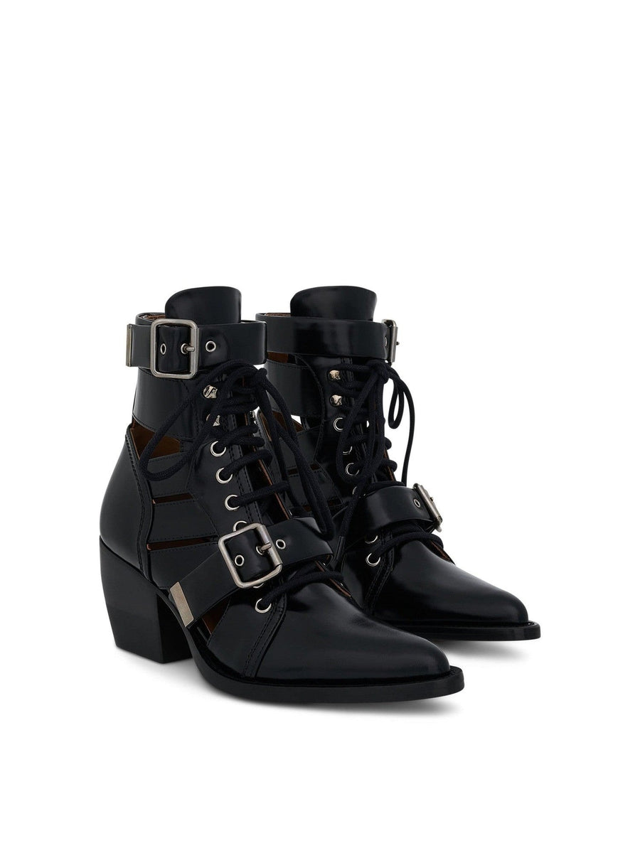 Rylee Boot in Black Front View | CHLOE