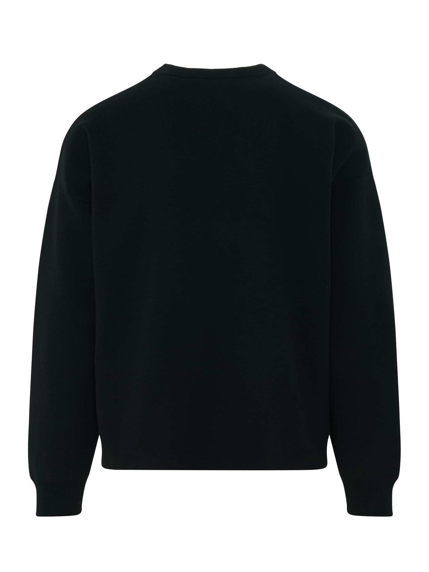 Anagram Pocket Sweater in Black
