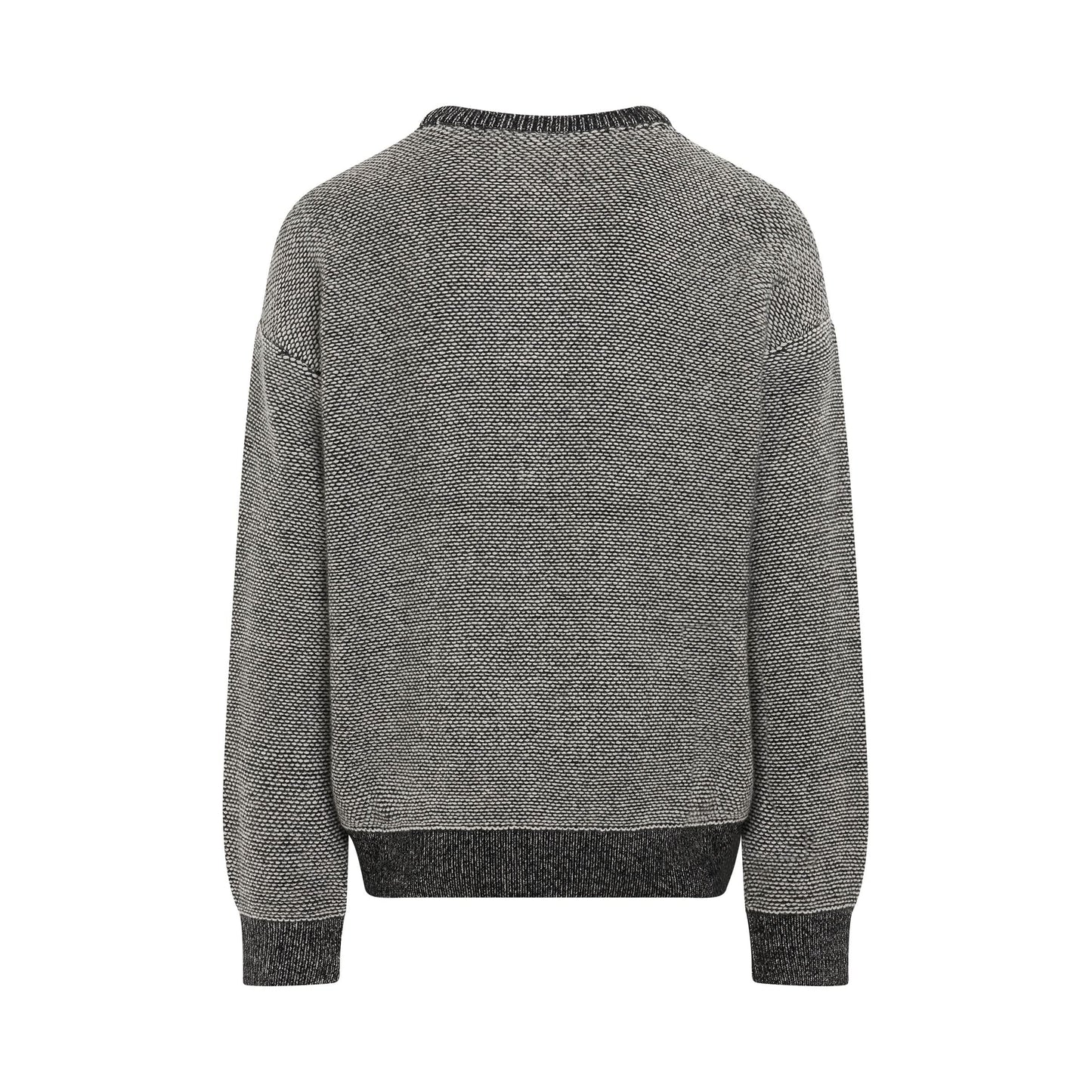Anagram Wool Sweater in Black/White