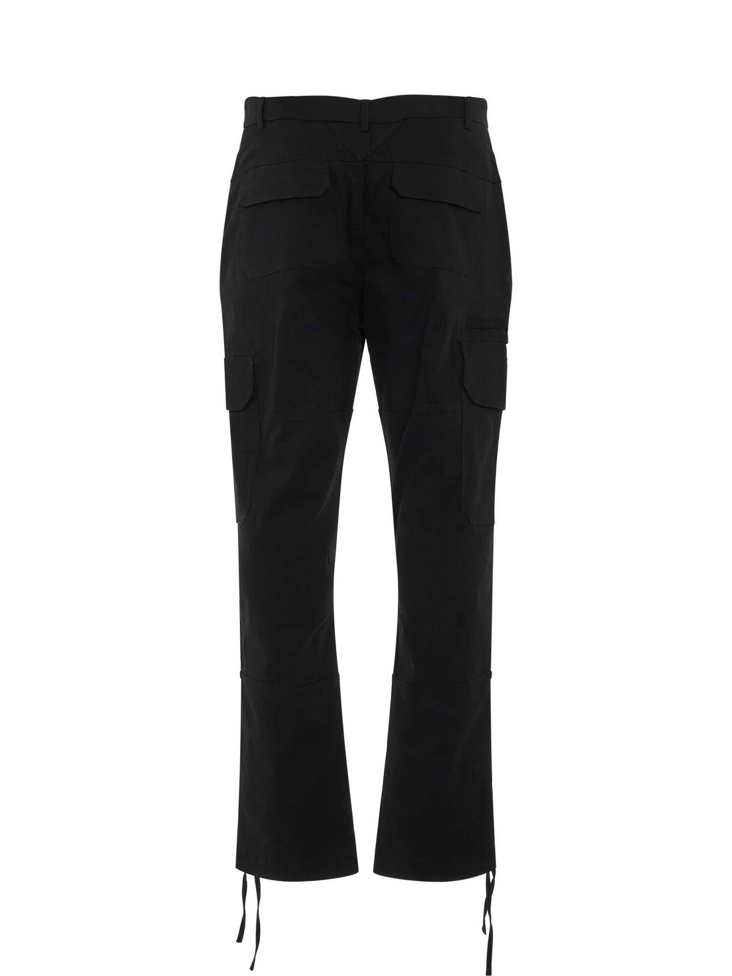Cargo Pants with Side Pockets in Black