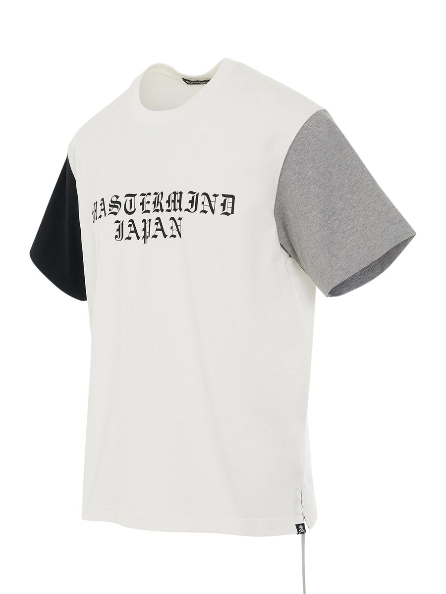 Colourblock Logo T-Shirt in White