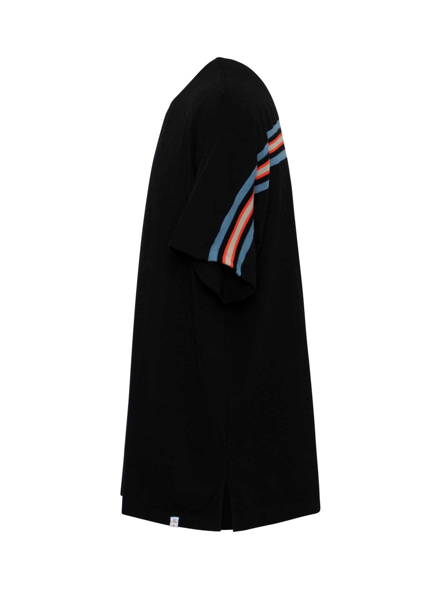 Rib Big T-Shirt in Black
