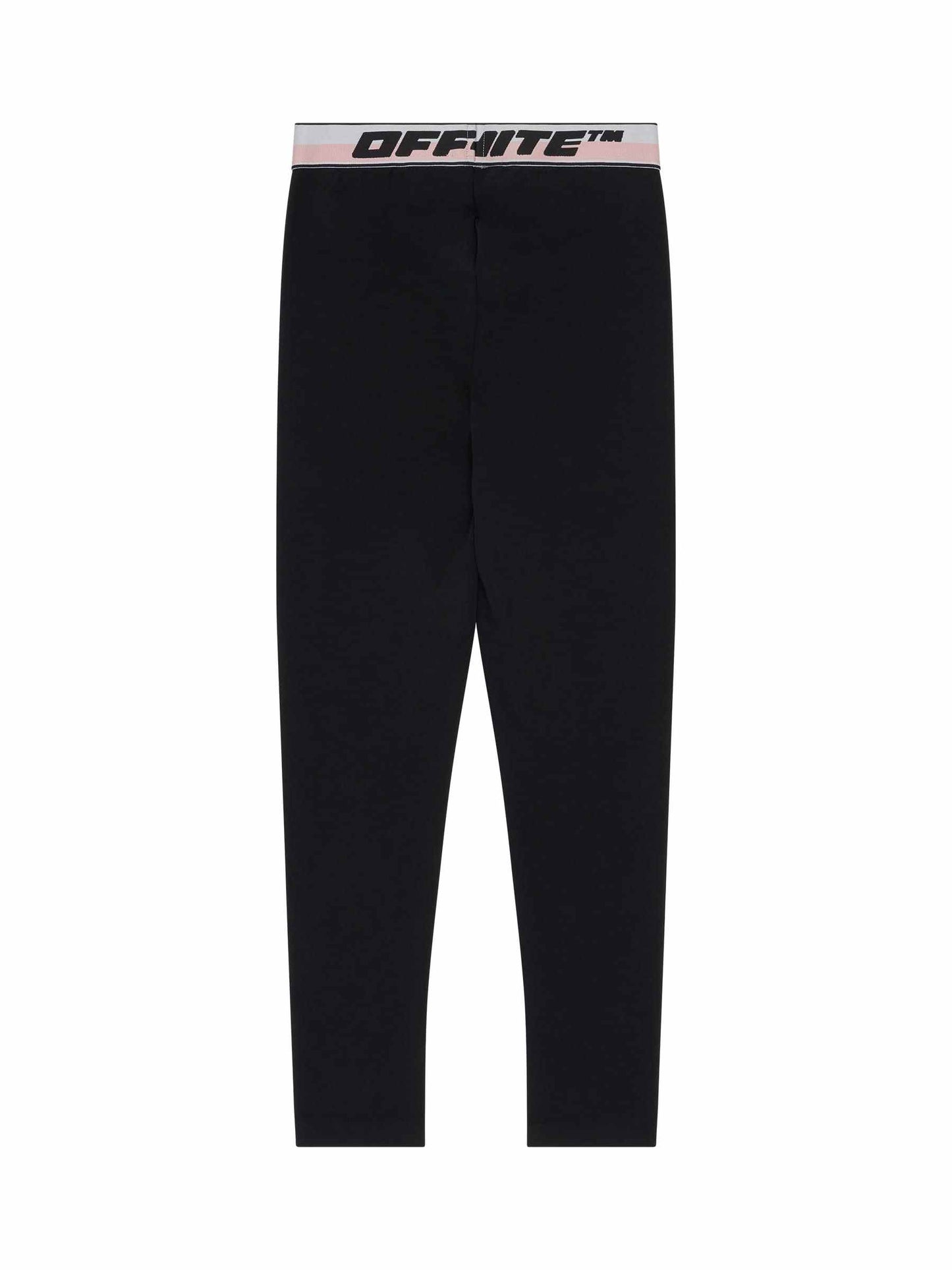 Logo Band Legging in Black