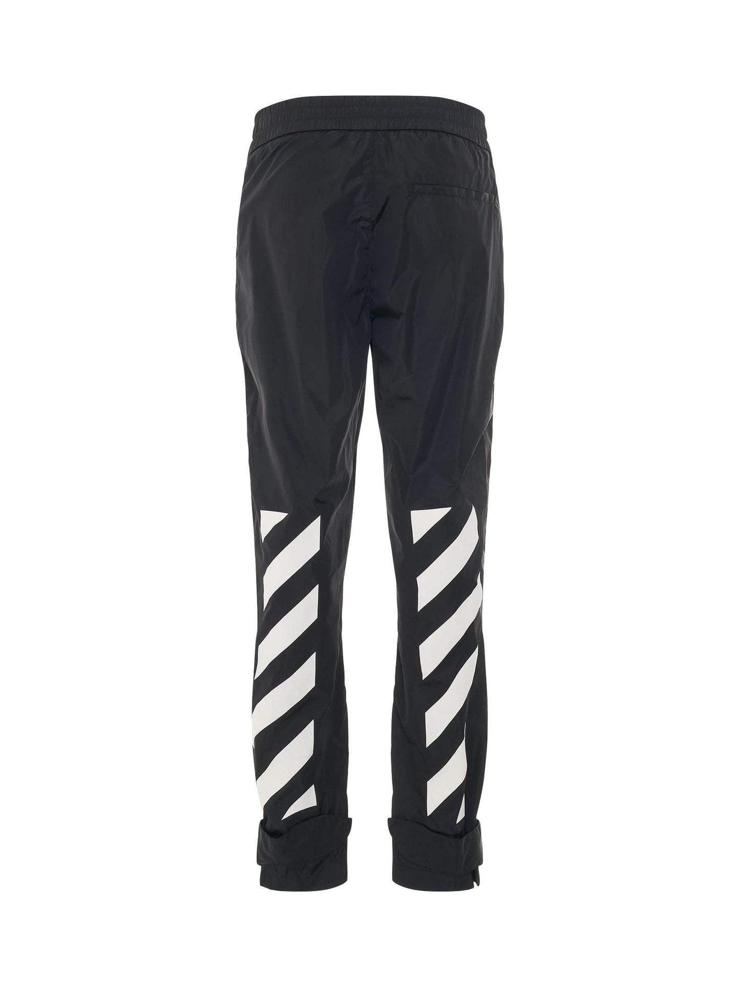 Diagonal Trackpant in Black/White