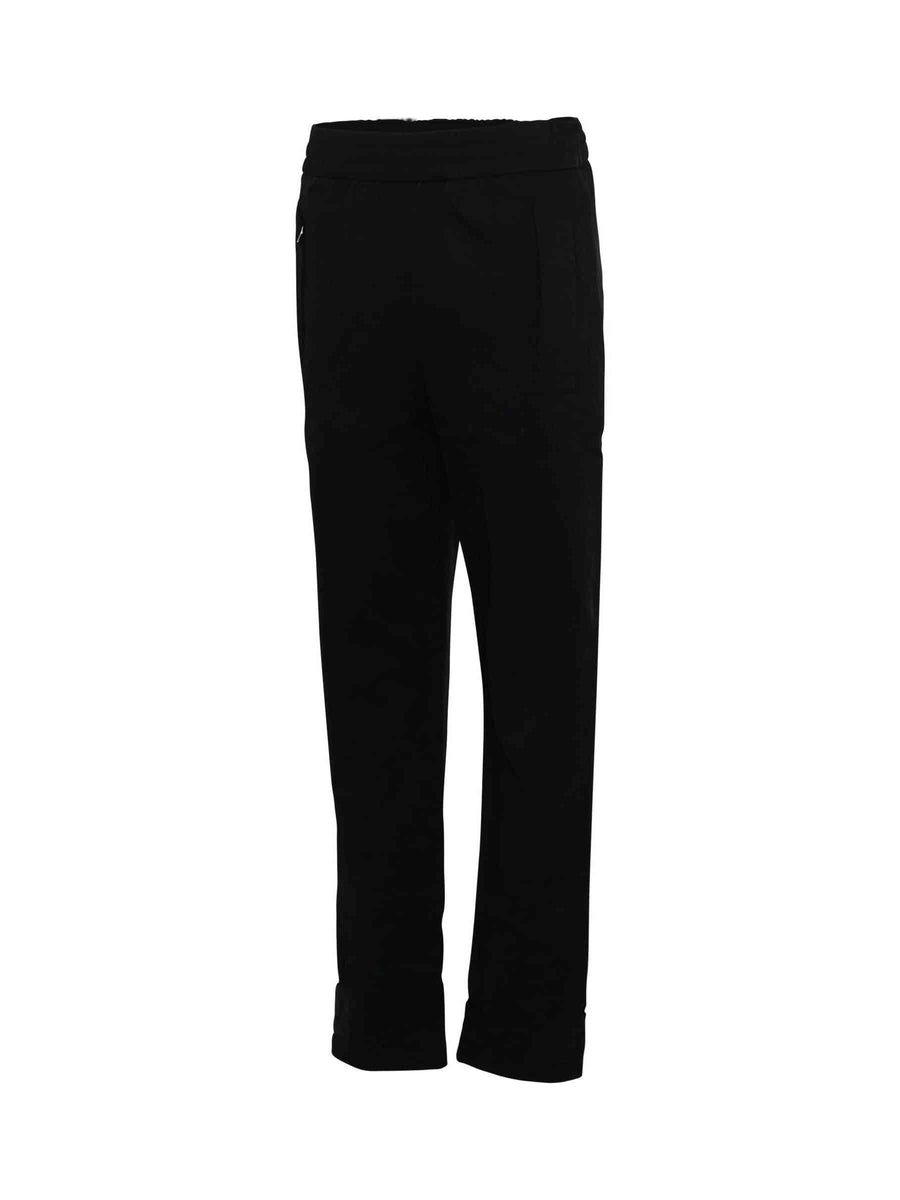 Nylon Track Pant in Black