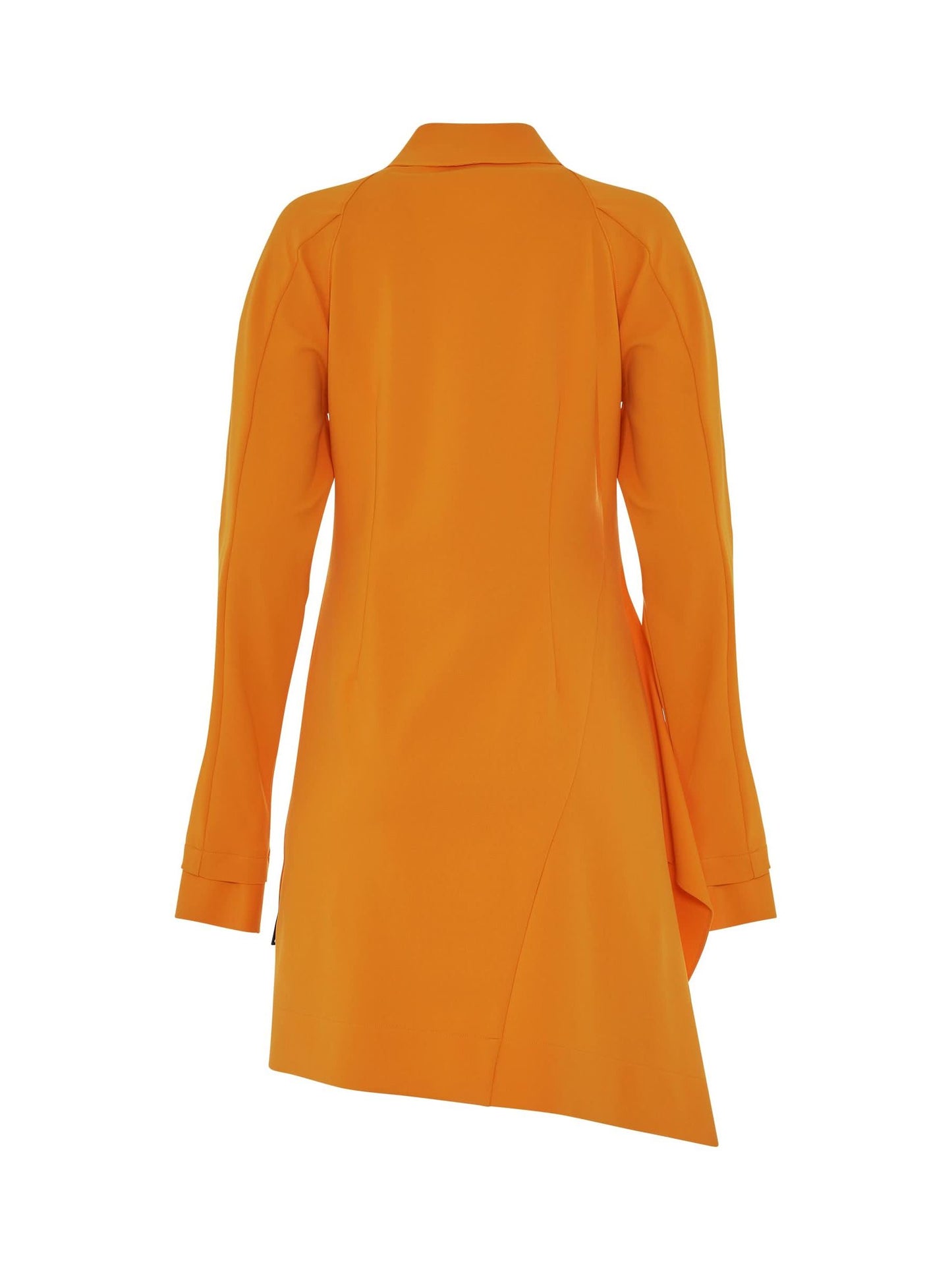 Jer Short Panel Shirt Dress in Orange
