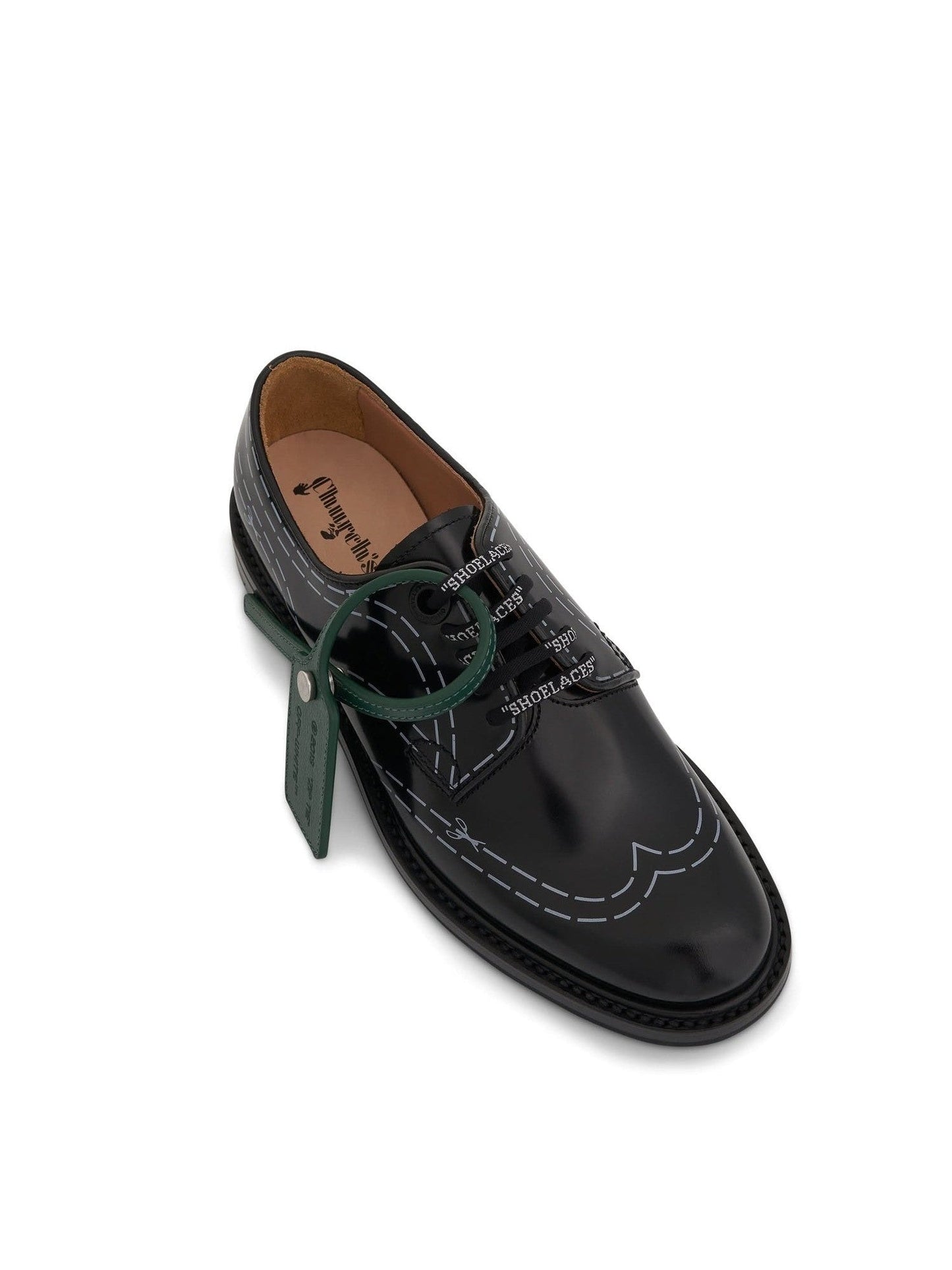 Off-White x Church's Shannon Shoe in Black/White