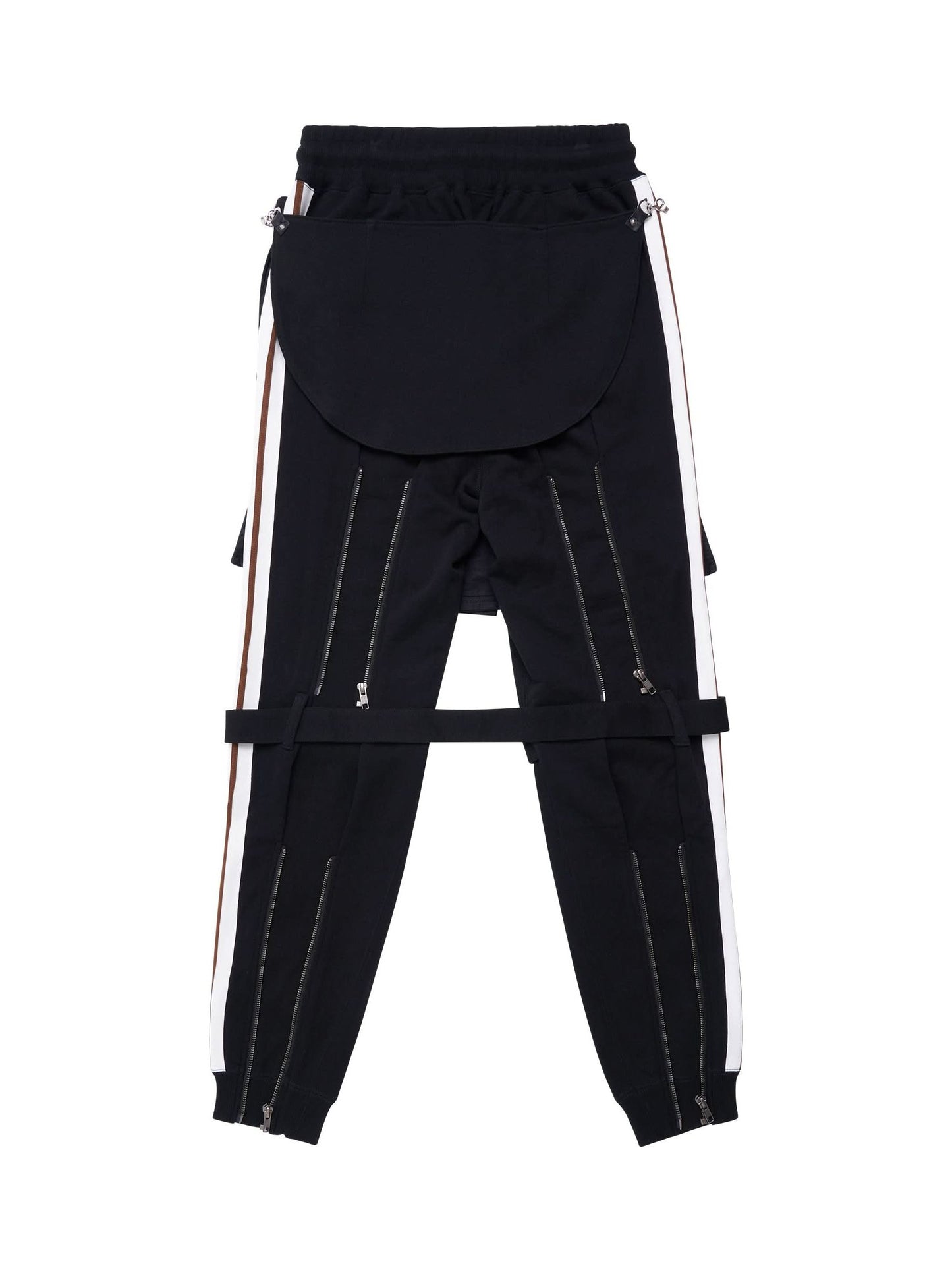 Bondage Sweatpants Contrasting Stripe in Black
