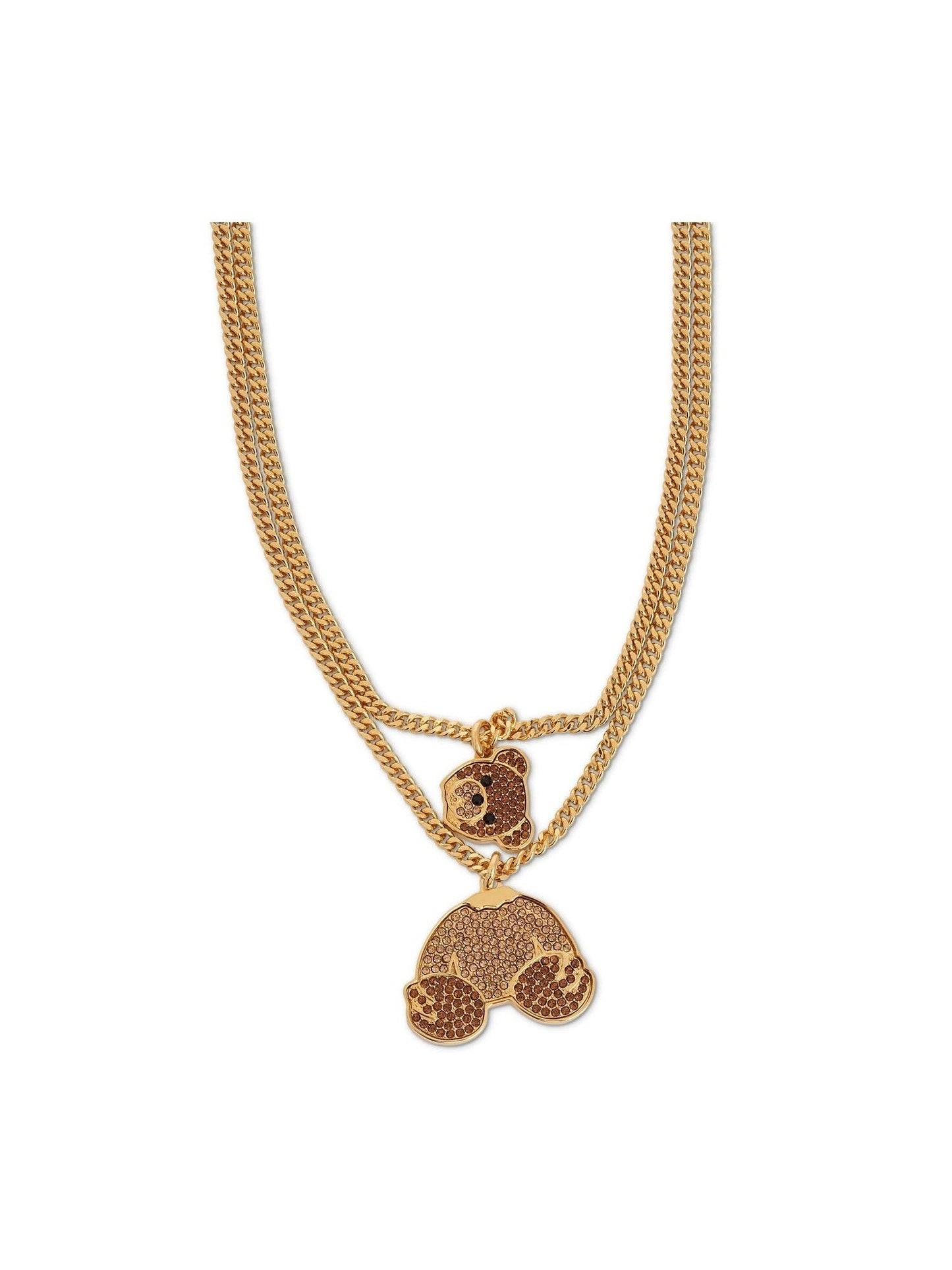 Bear Necklace in Gold