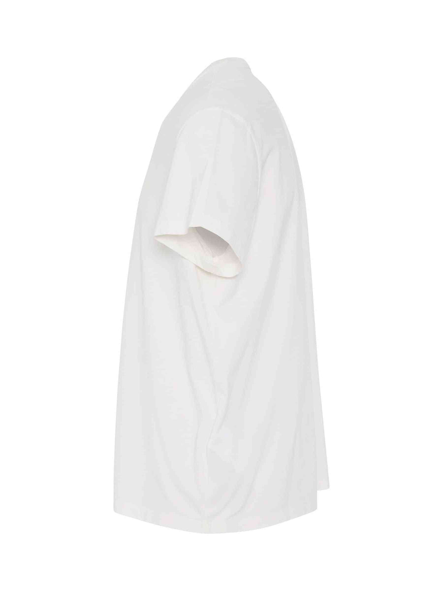 Maison Margiela Upside Down Logo T-Shirt in White