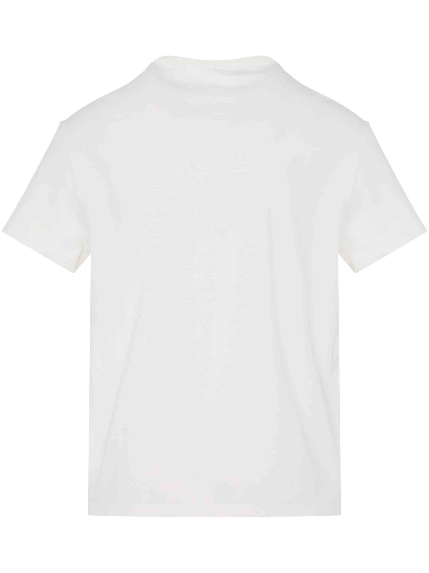 Maison Margiela Upside Down Logo T-Shirt in White