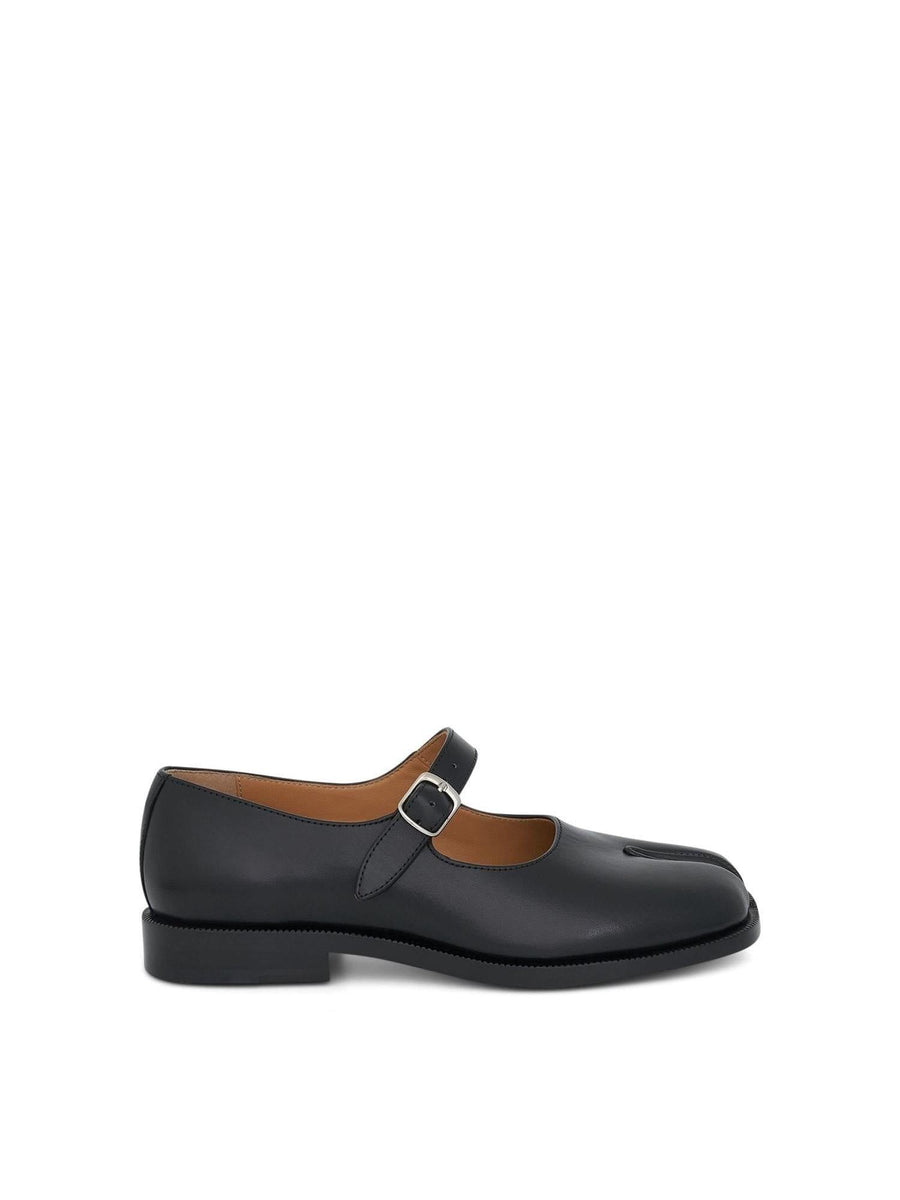 Maison Margiela Tabi Mary Janes with Strap in Black