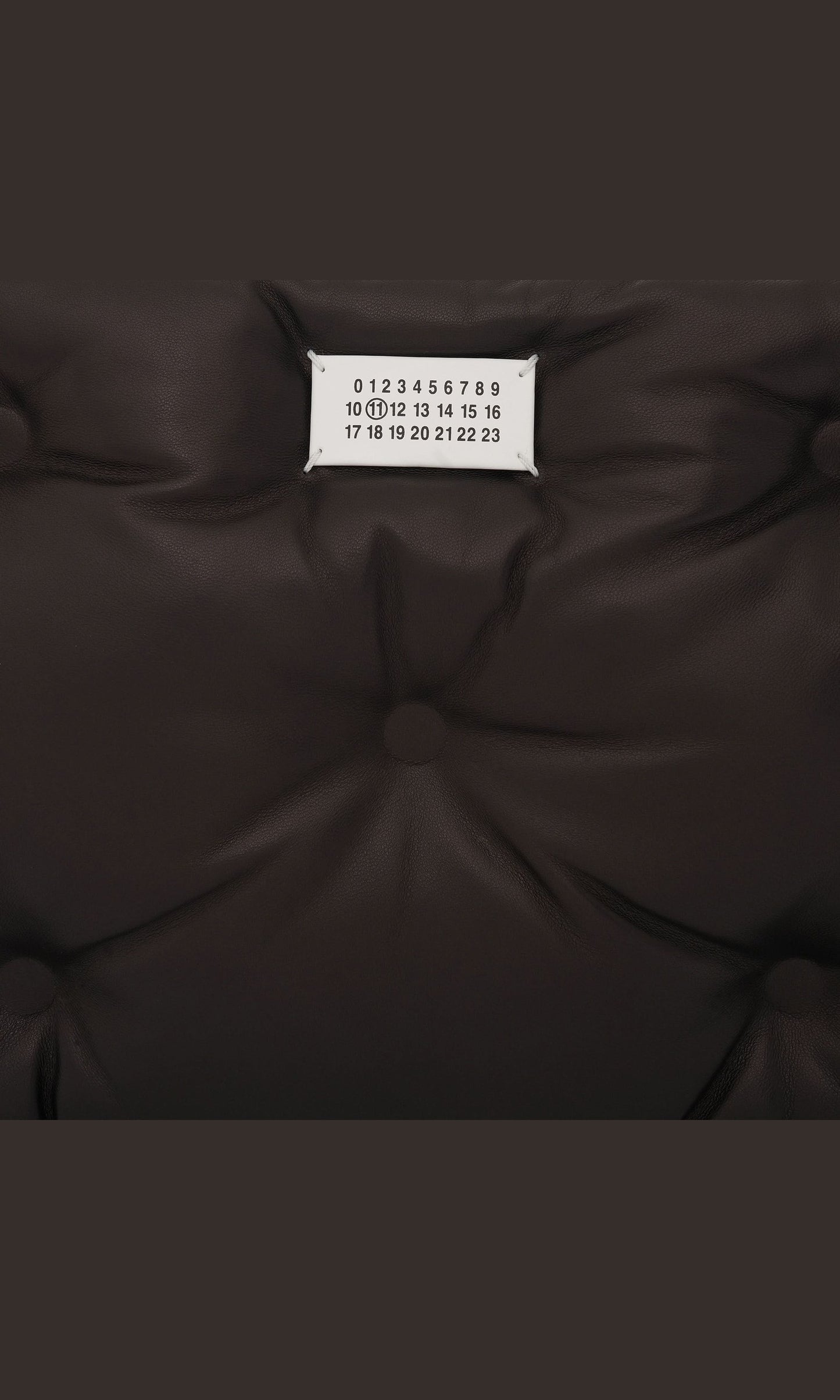 Glam Slam Leather Clutch in Black