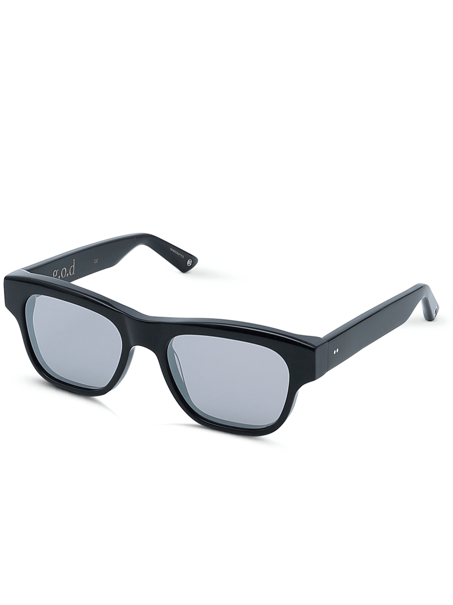 Seventeen Black Sunglass with Grey Flash Lens