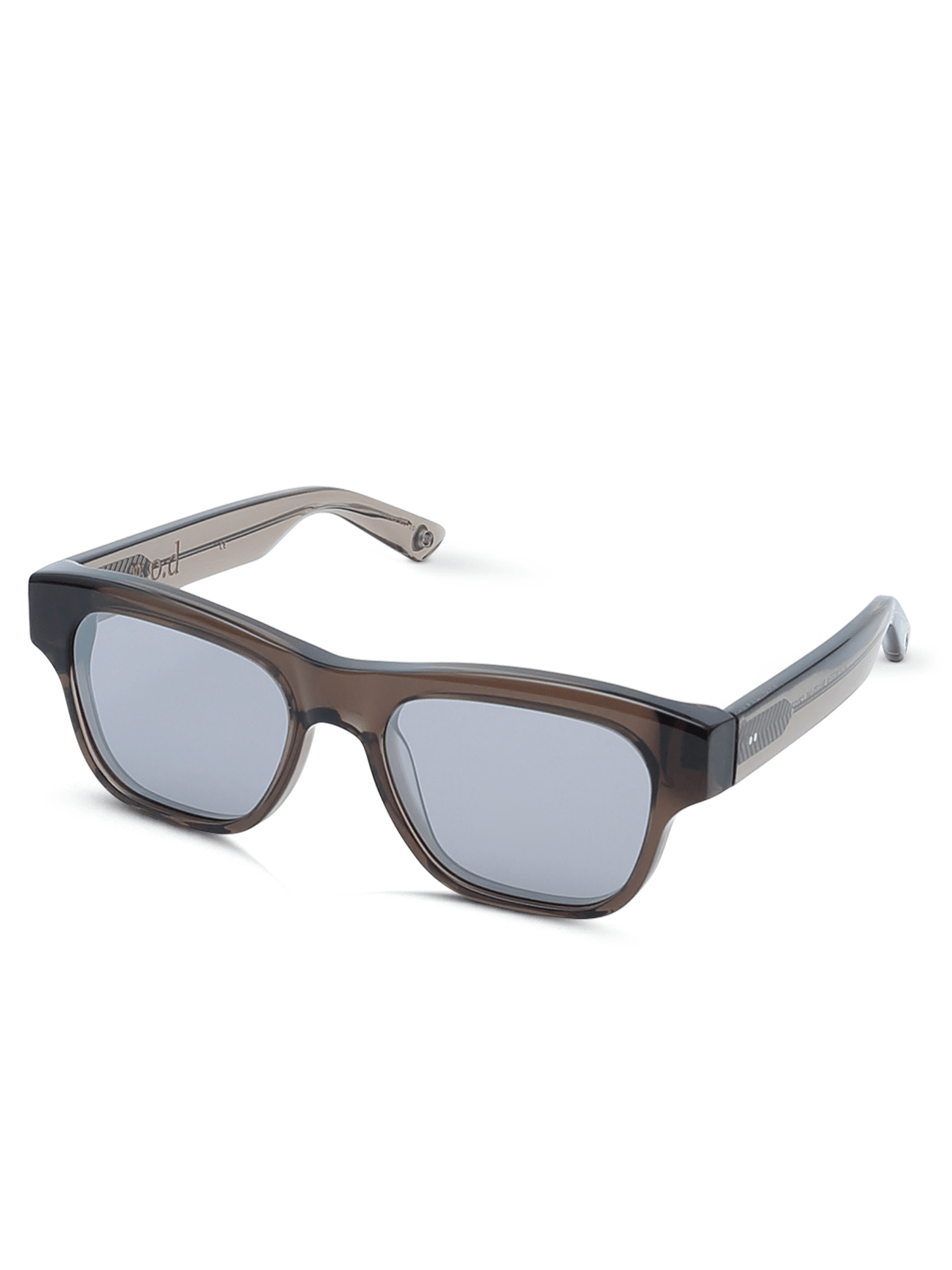 Seventeen Crystal Grey Sunglass with Grey Flash Lens