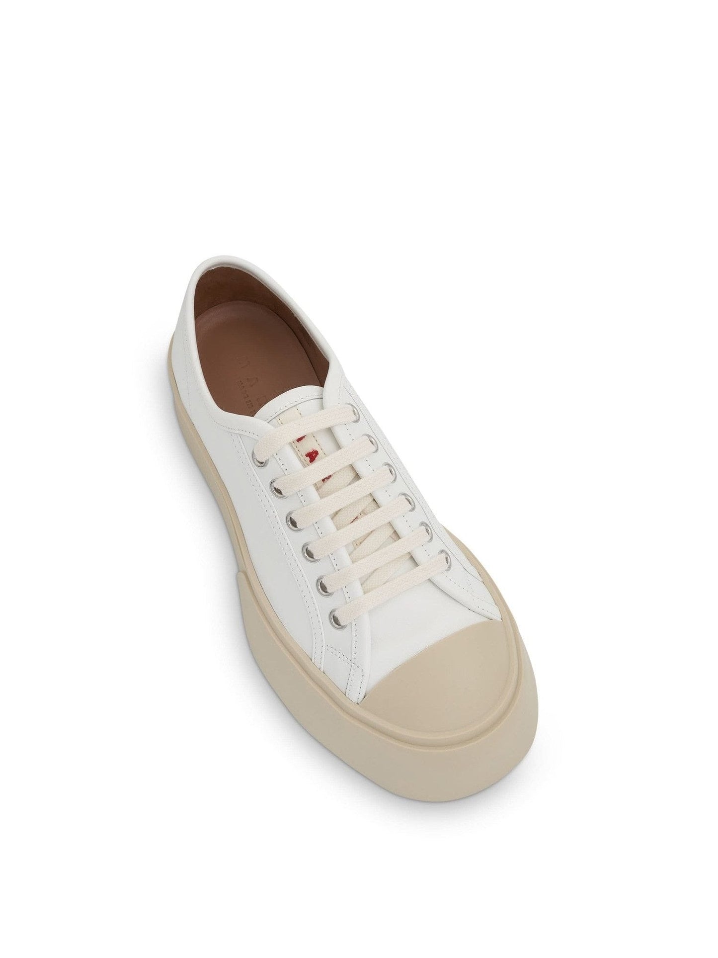 Pablo Lace Up Sneaker in Lily White