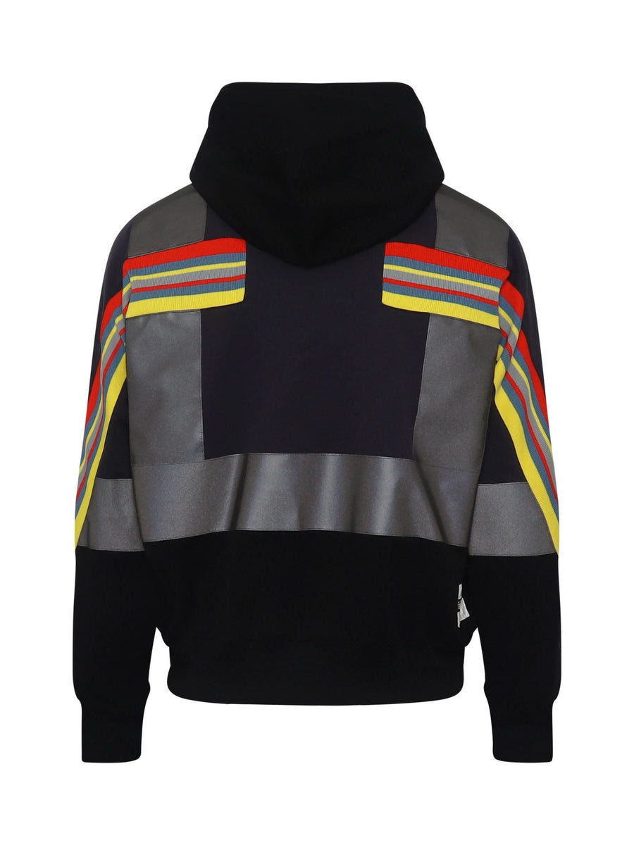 Fireman Rib Hoodie in Black