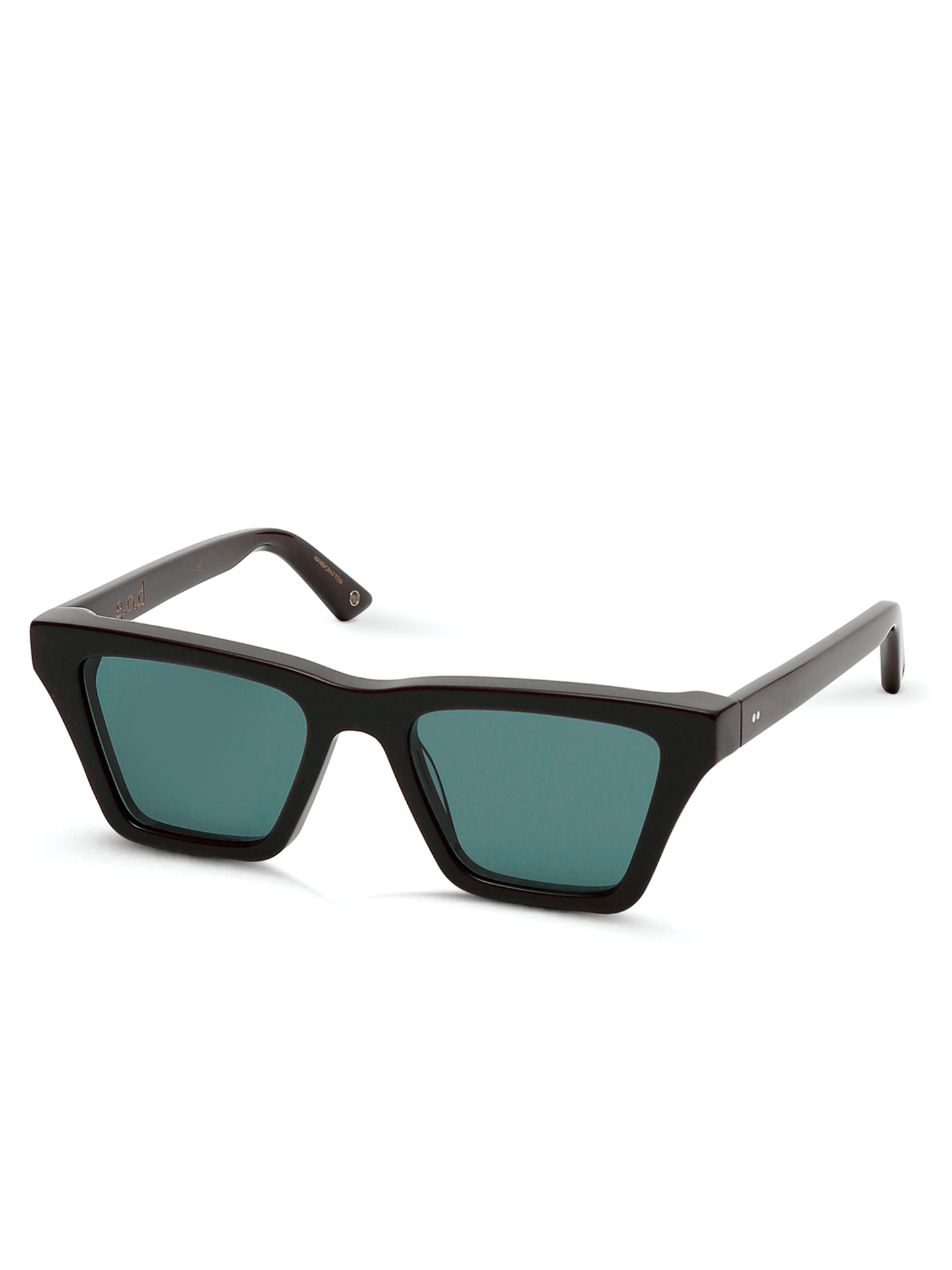 Twenty Black Sunglass with Brown Lens