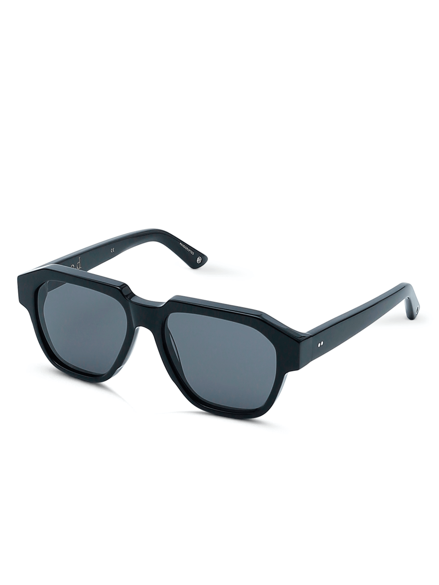 Twenty Eight Black Sunglass with Grey Lens