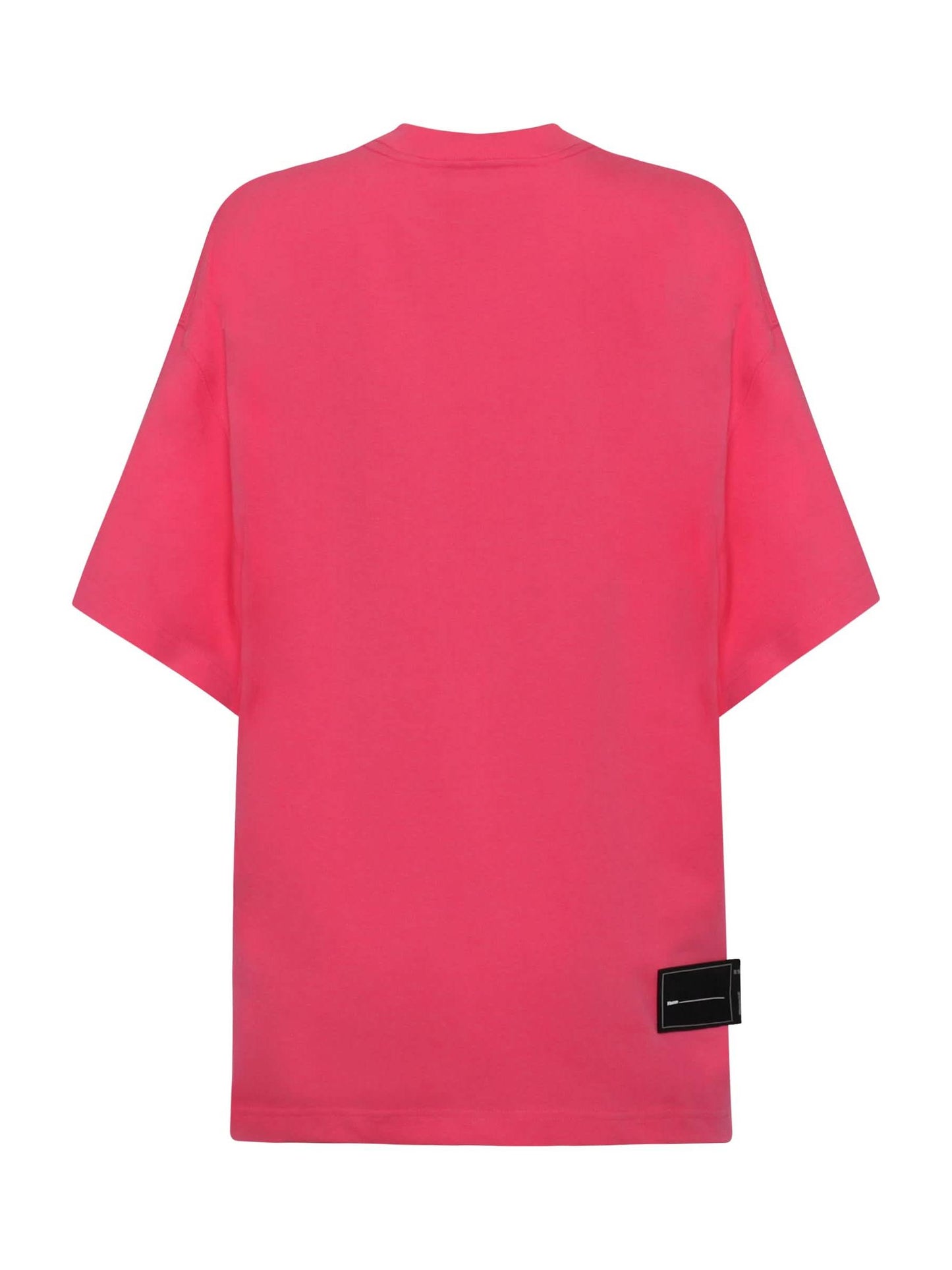 We11Done Classic Front Logo T-Shirt in Pink
