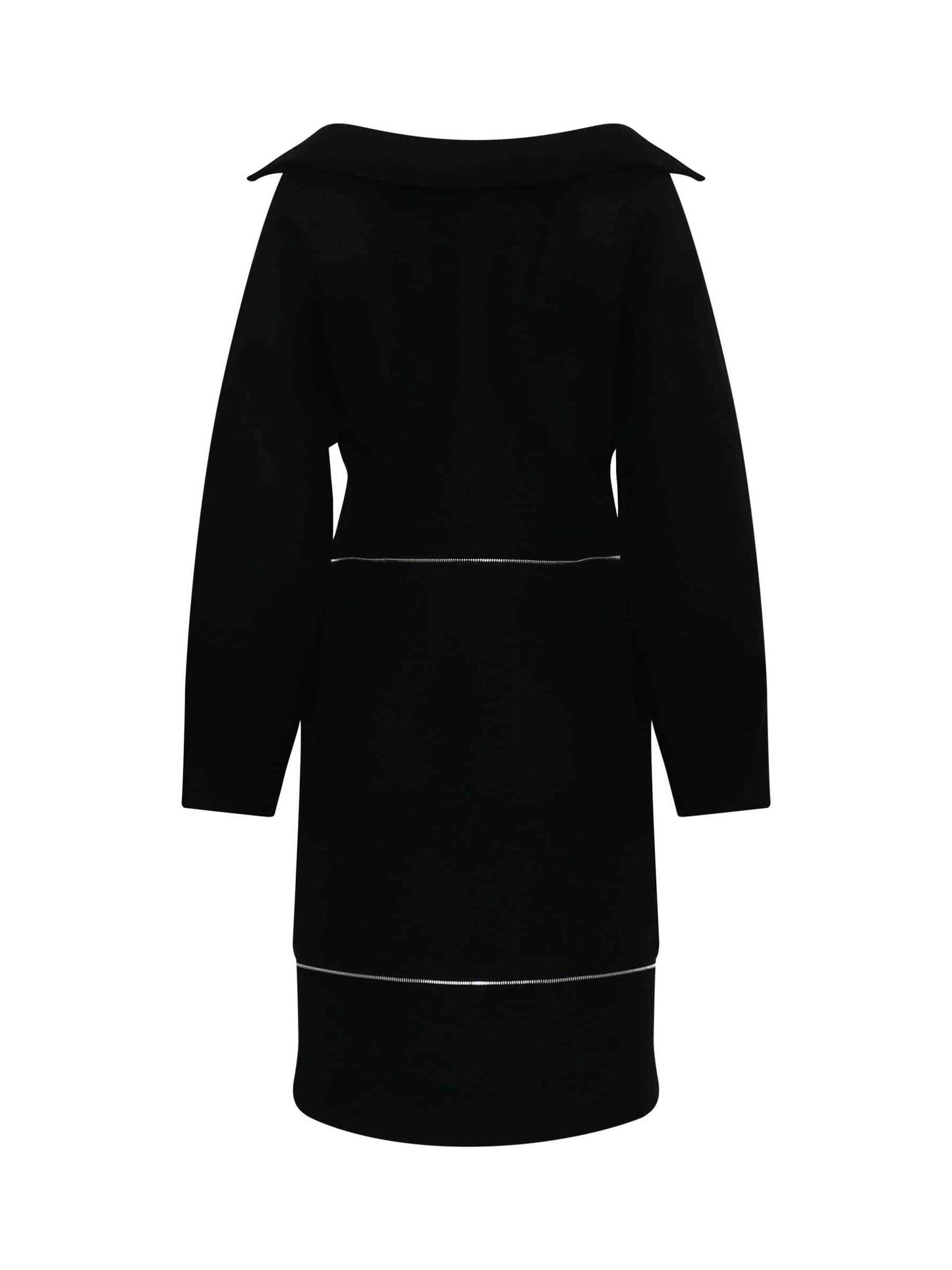 Off-Shoulder Neck Line Dress in Black