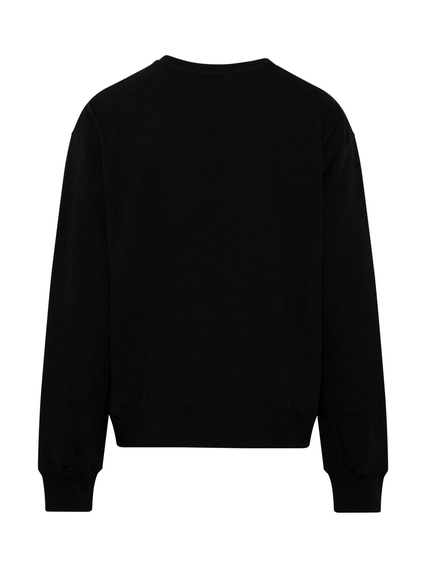 Logo Print Xxl Sweat in Black