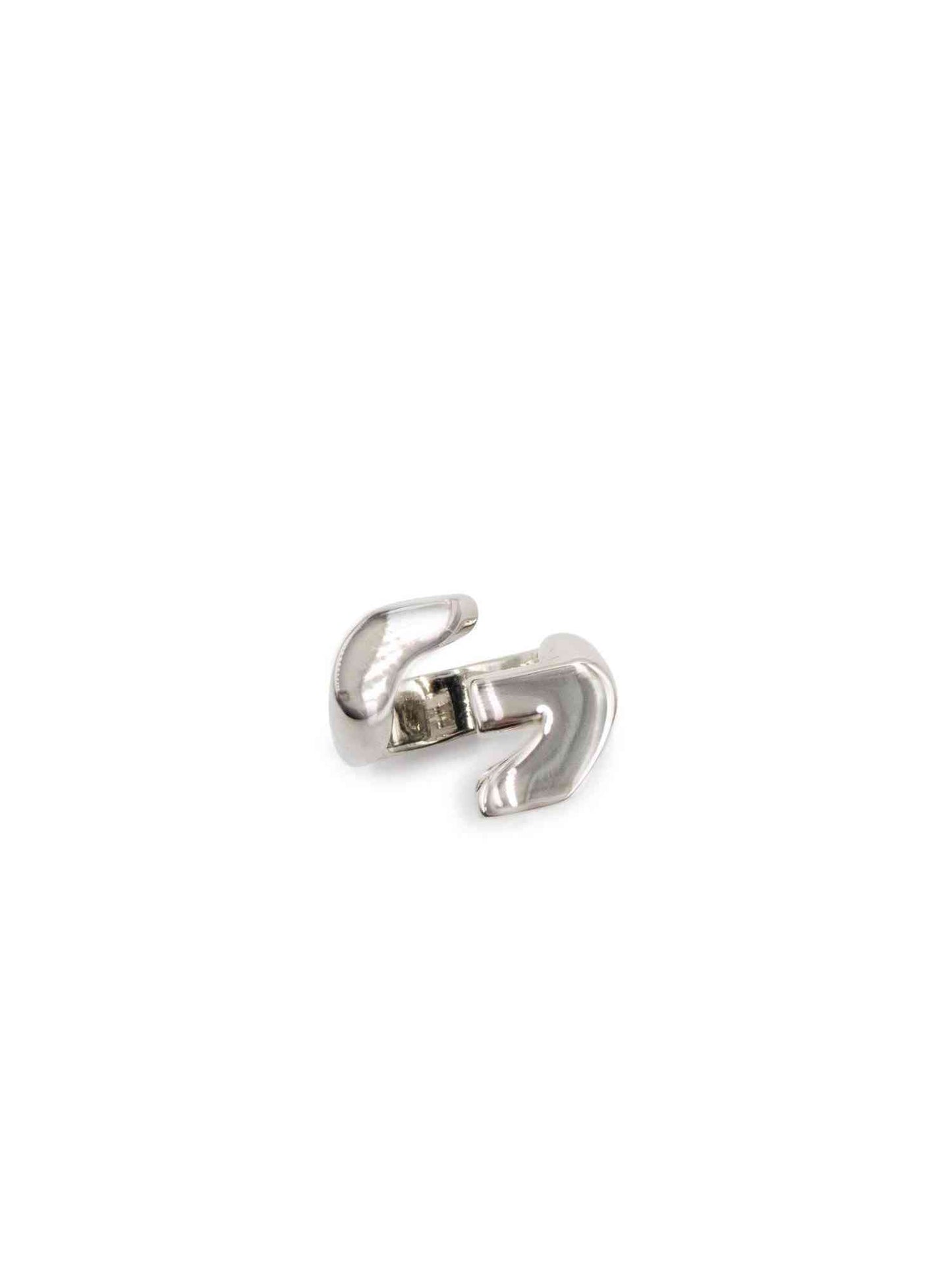 G Chain Silver Open Ring in Silver