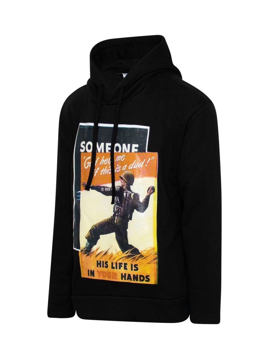 Propaganda 2 Hoodie in Black