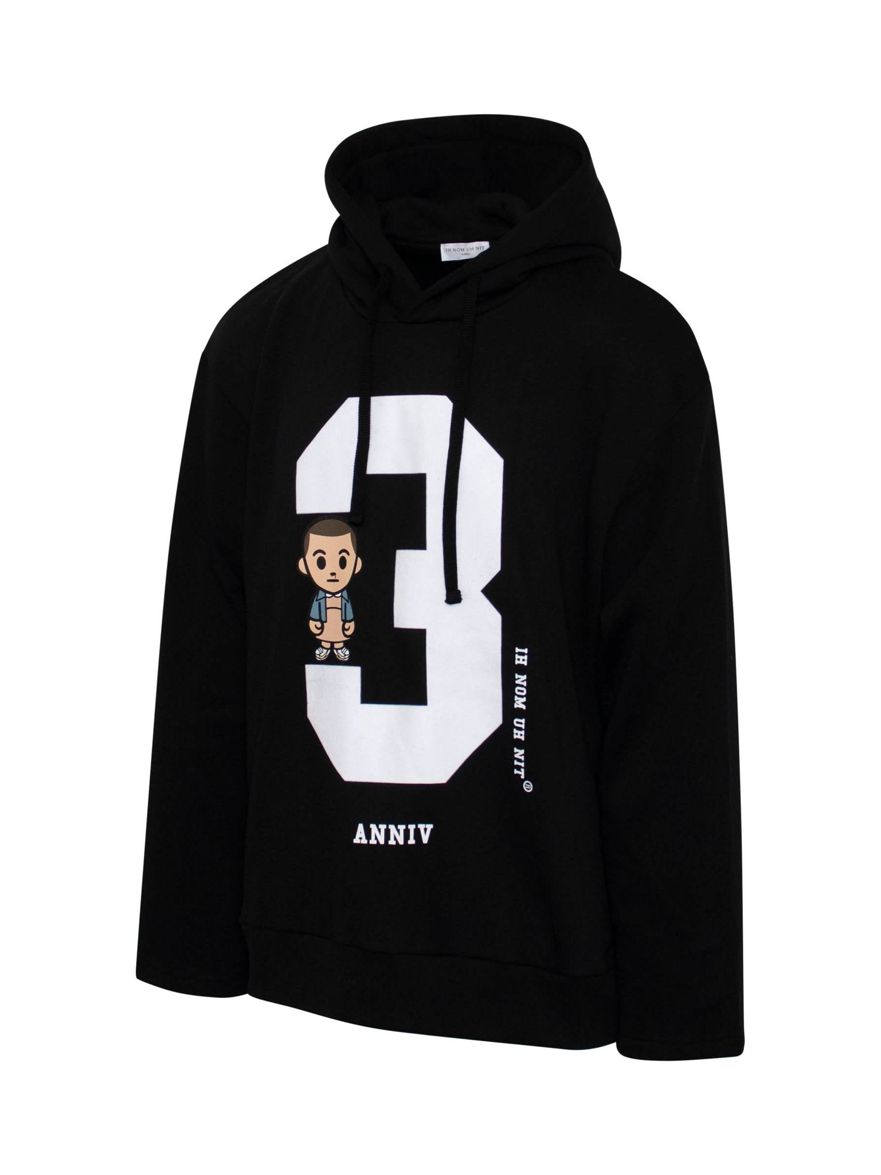 블랙 3 일레븐 후디