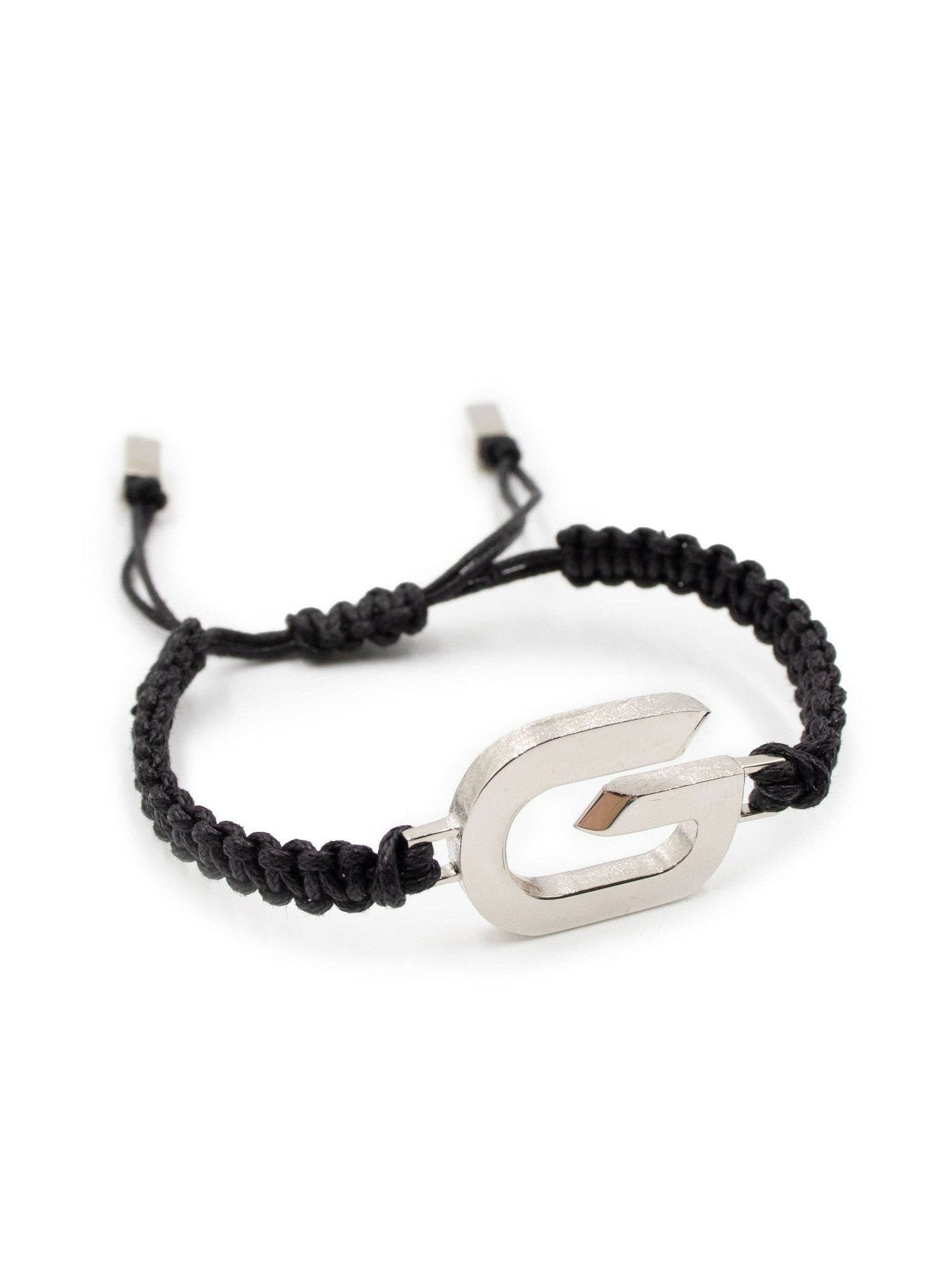 G Link Cord Bracelet in Silver