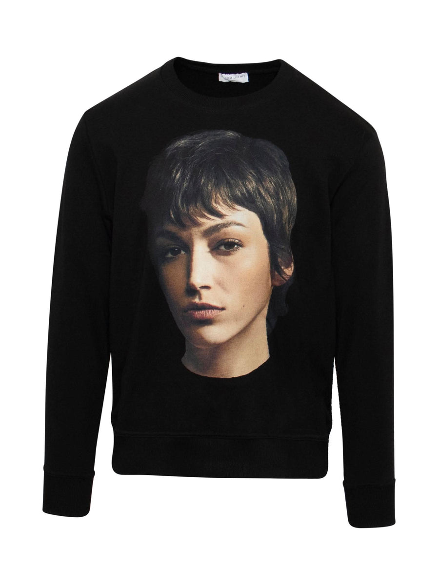 Tokyo Face Sweatshirt in Black