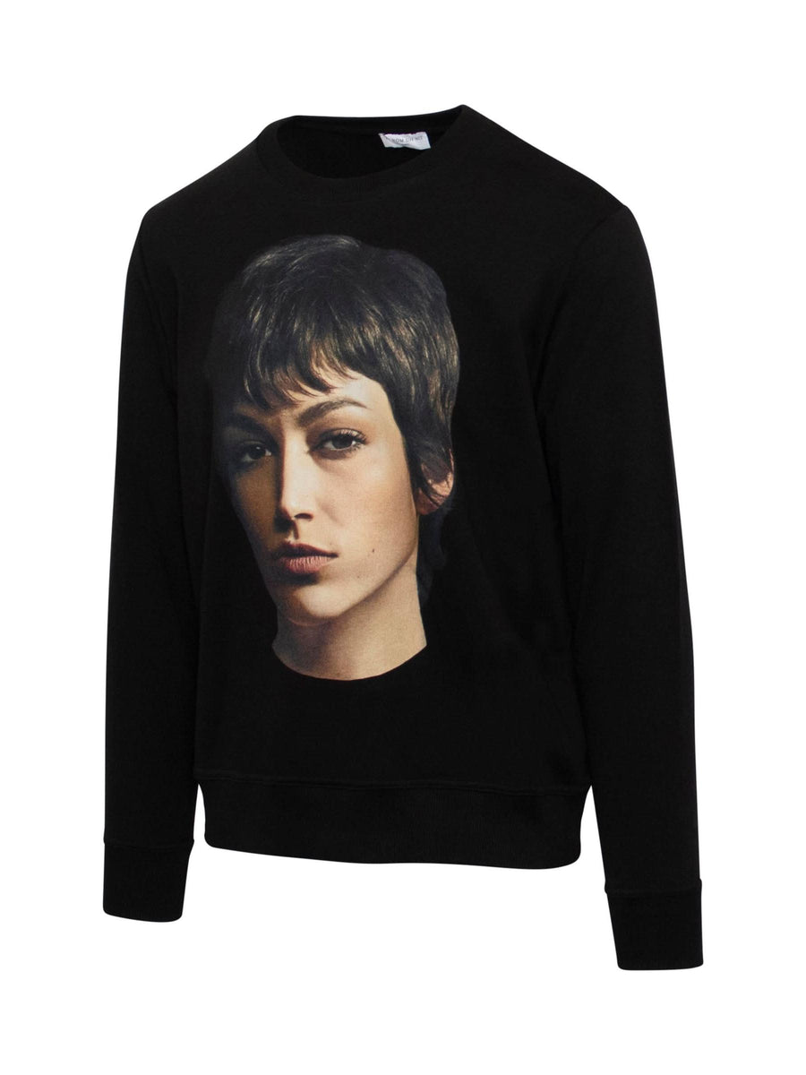 Tokyo Face Sweatshirt in Black