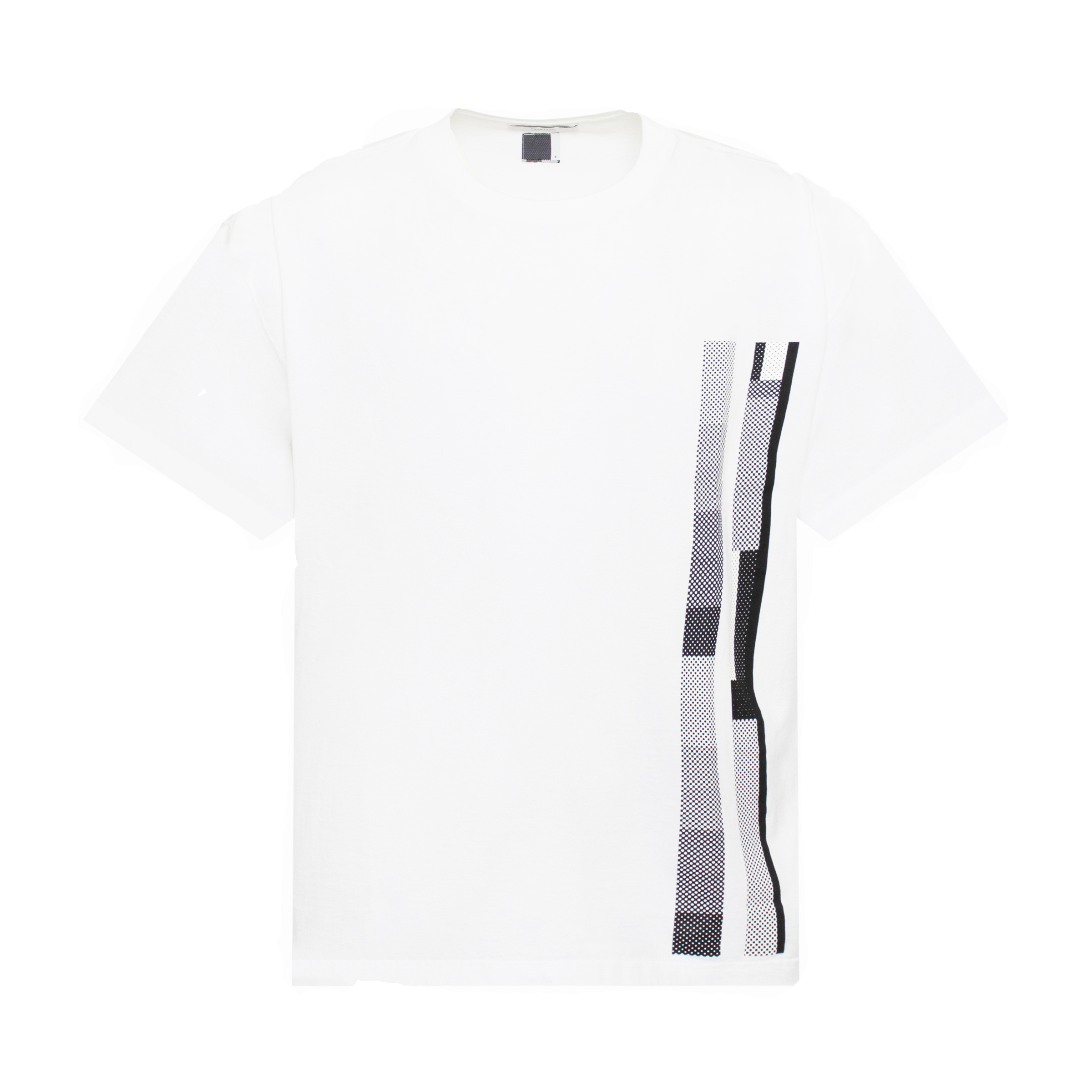 FACETASM Logo Print Rib Big T-Shirt in White | MARAIS