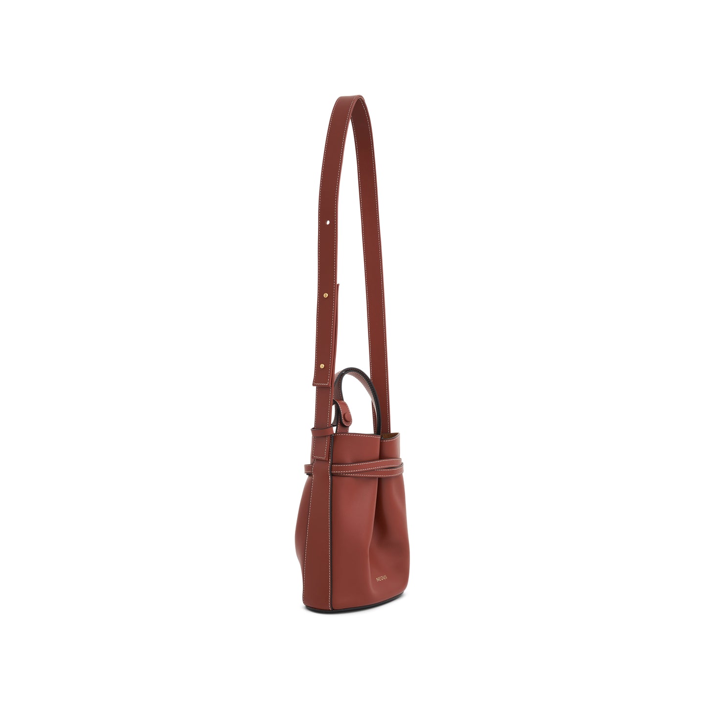 Sigma Small Bucket Bag in Cognac