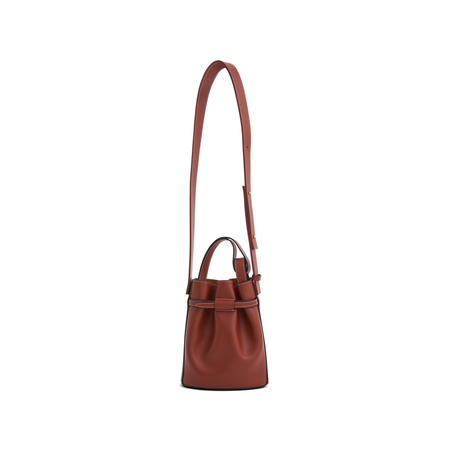 Sigma Small Bucket Bag in Cognac