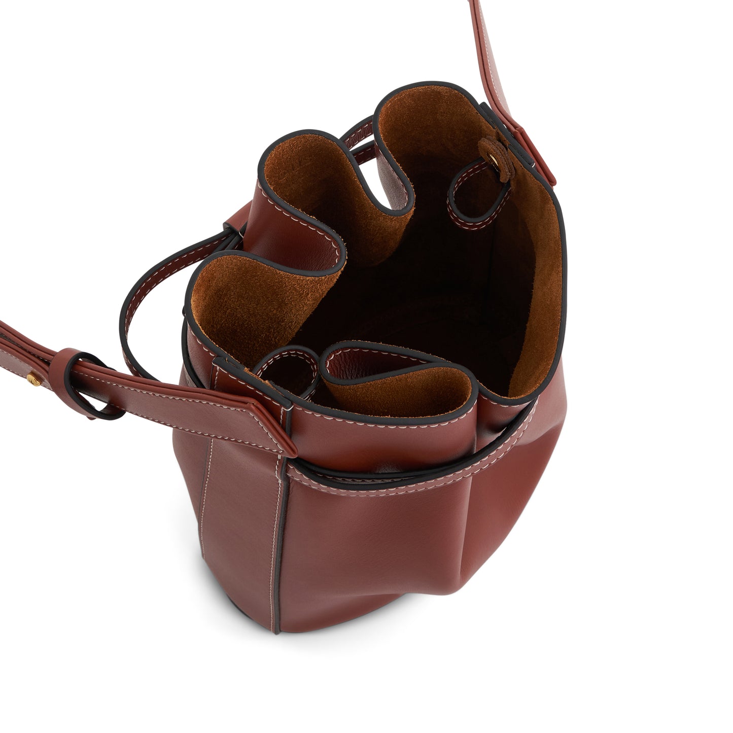 Sigma Small Bucket Bag in Cognac