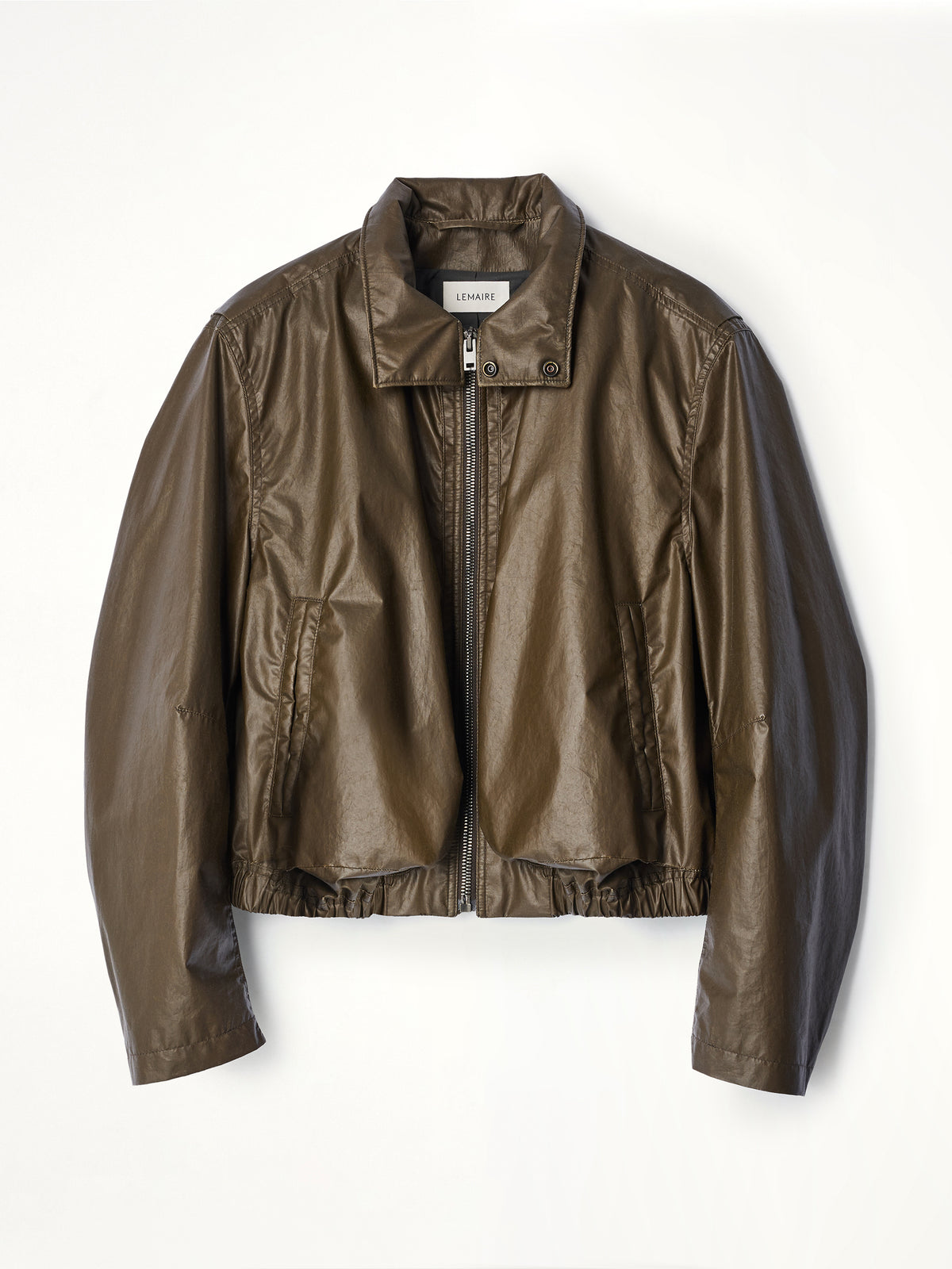 Zipped Blouson in Truffle