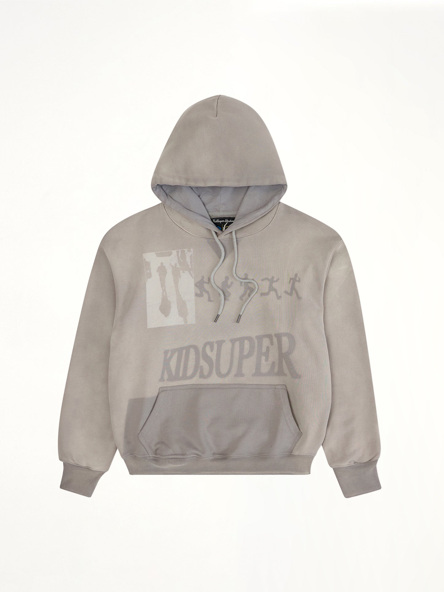 Sun Faded Hoodie in Grey